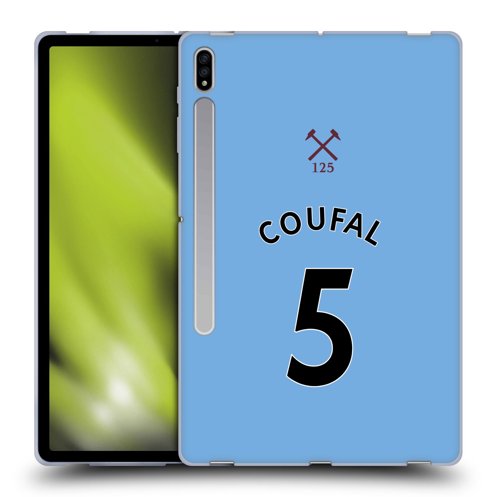 WEST HAM UNITED FC 2020/21 PLAYERS AWAY KIT SOFT GEL CASE FOR SAMSUNG TABLETS 1 - Picture 21 of 21