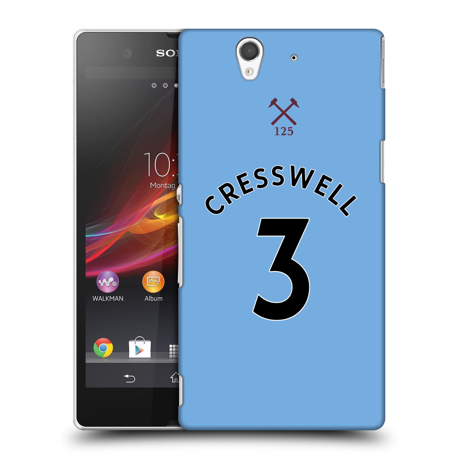 OFFICIAL WEST HAM UNITED FC 2020/21 PLAYERS AWAY KIT BACK CASE FOR SONY PHONES 3 - 第 8/21 張圖片