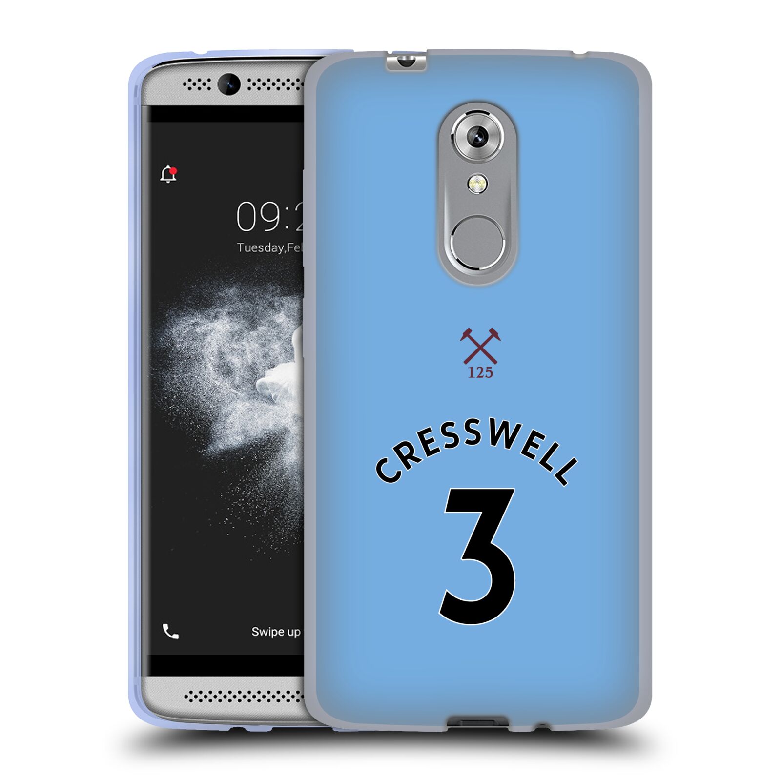 OFFICIAL WEST HAM UNITED FC 2020/21 PLAYERS AWAY KIT GEL CASE FOR ZTE PHONES - 第 8/21 張圖片