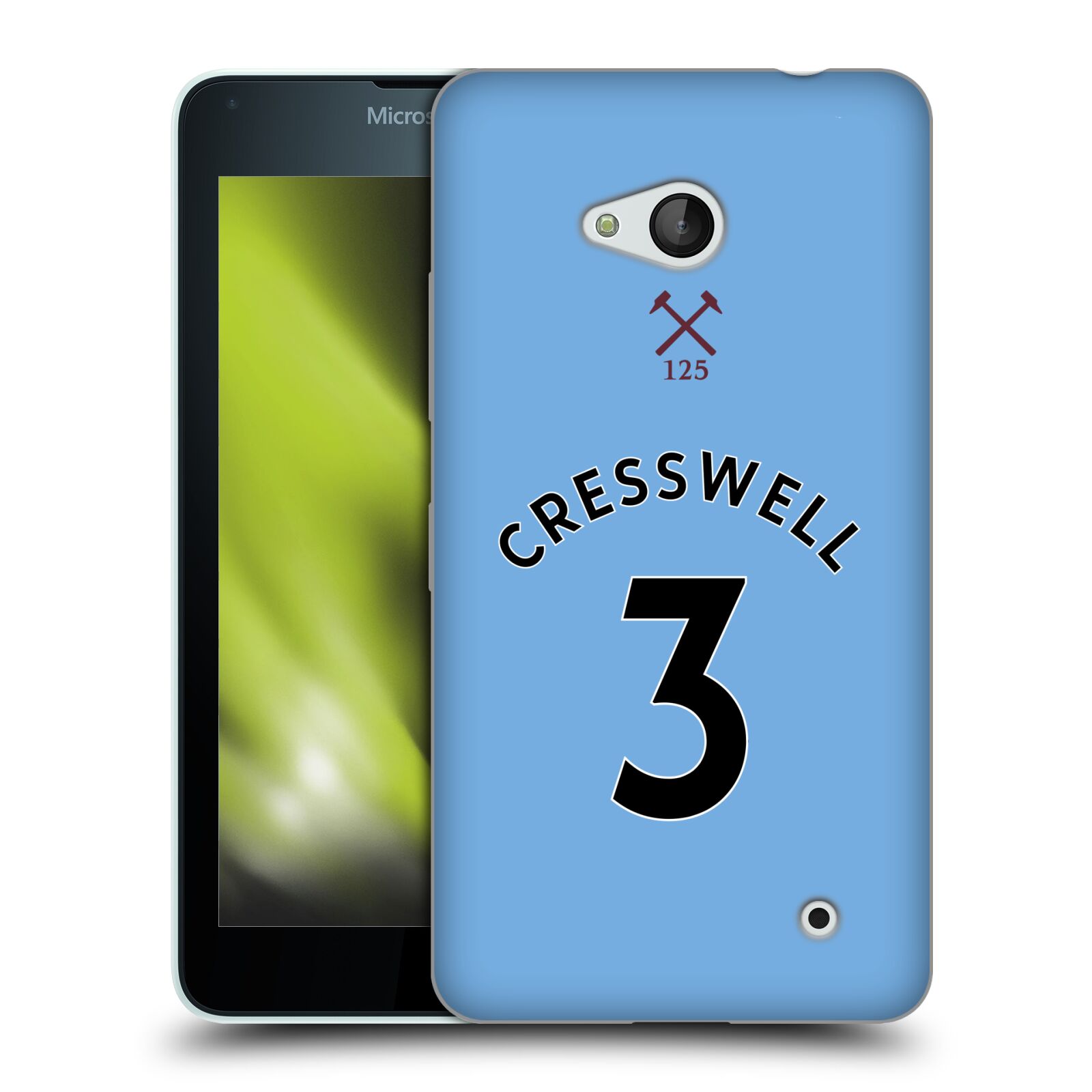 WEST HAM UNITED FC 2020/21 PLAYERS AWAY KIT SOFT GEL CASE FOR MICROSOFT PHONES - 第 8/21 張圖片