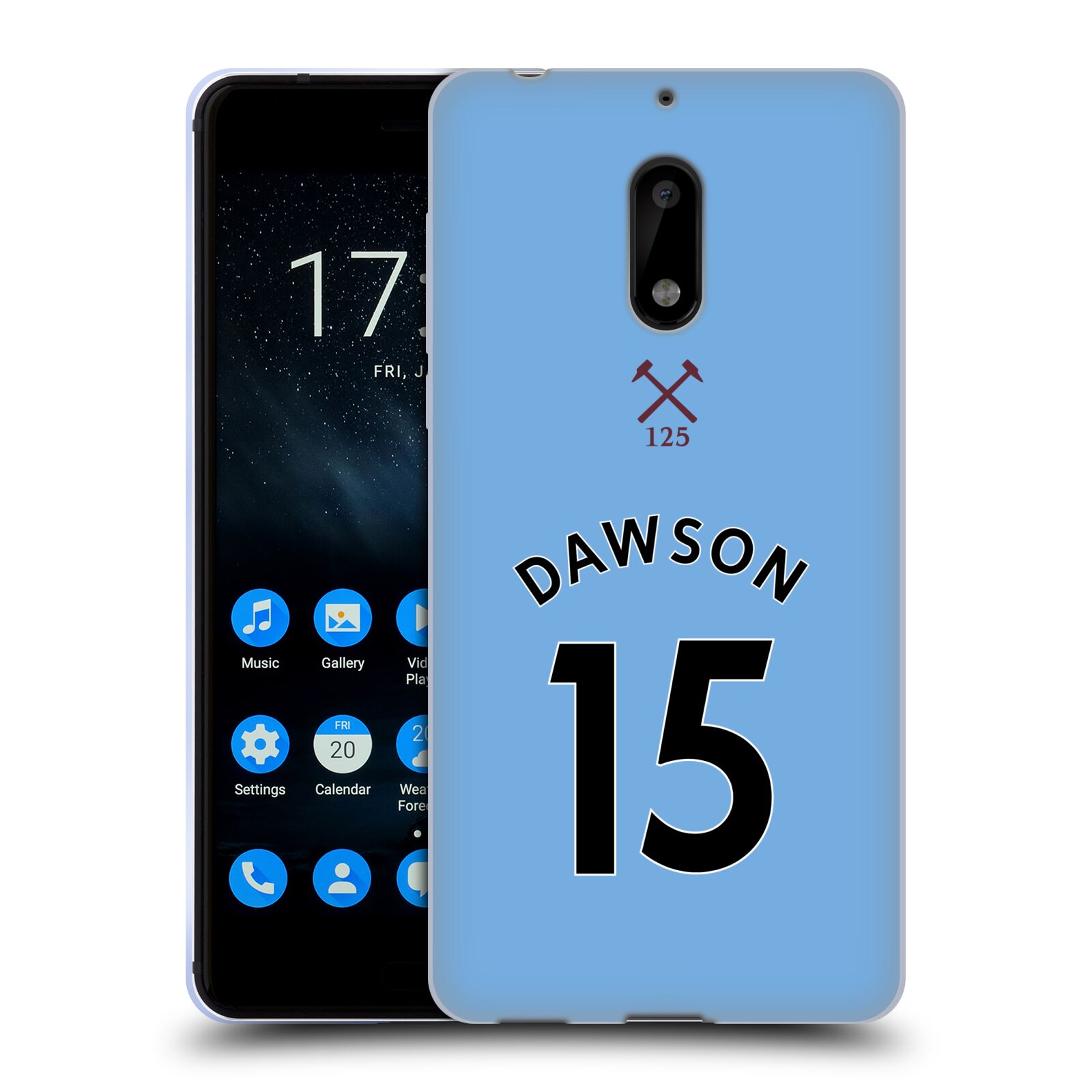 OFFICIAL WEST HAM UNITED FC 2020/21 PLAYERS AWAY KIT GEL CASE FOR NOKIA PHONES 1 - 第 12/21 張圖片