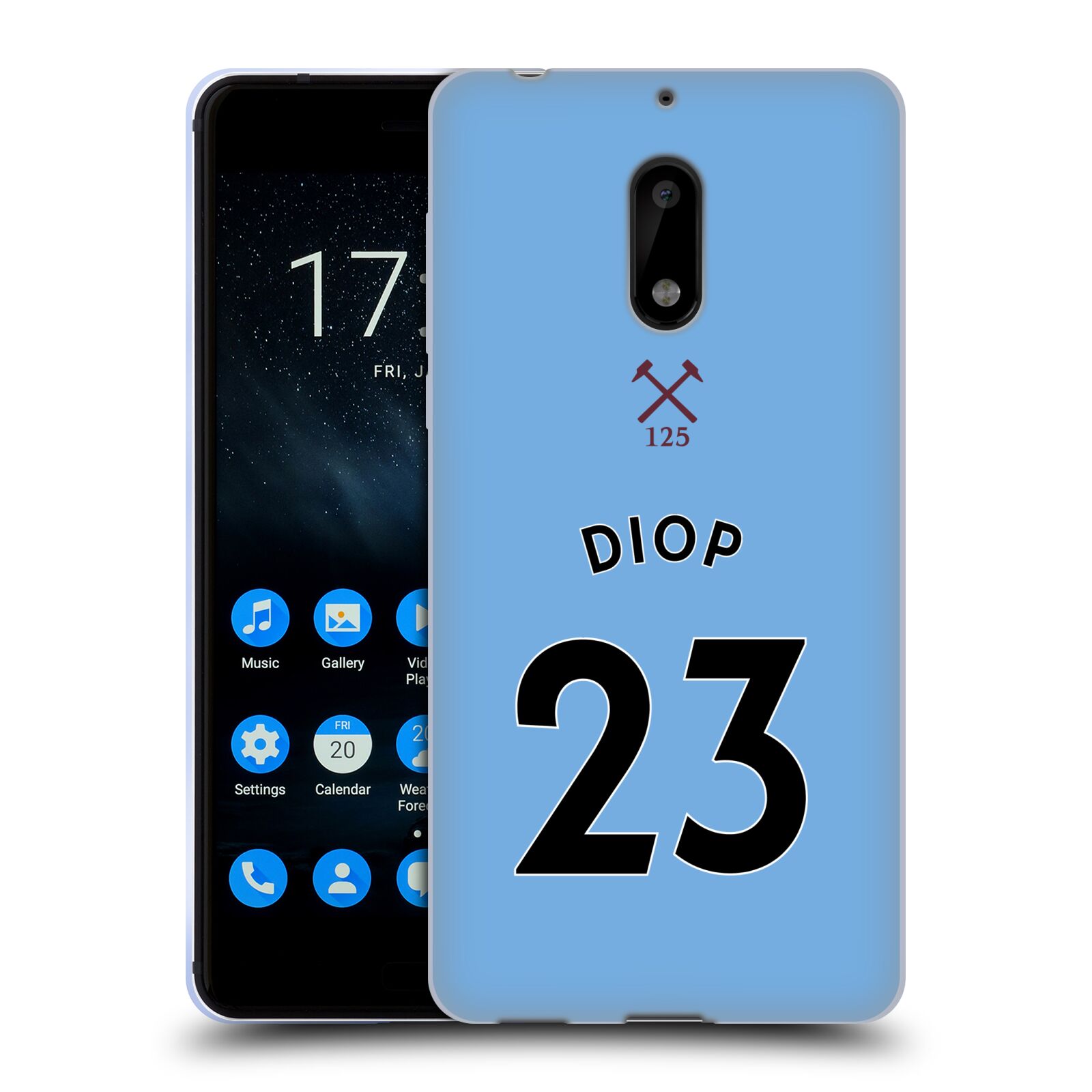 OFFICIAL WEST HAM UNITED FC 2020/21 PLAYERS AWAY KIT GEL CASE FOR NOKIA PHONES 1 - 第 14/21 張圖片