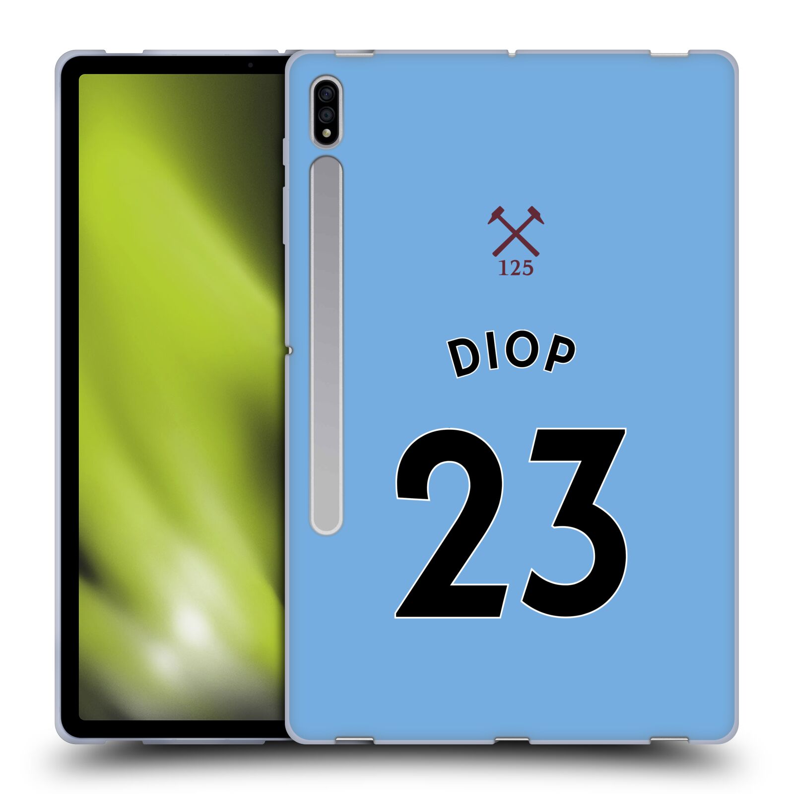 WEST HAM UNITED FC 2020/21 PLAYERS AWAY KIT SOFT GEL CASE FOR SAMSUNG TABLETS 1 - Picture 14 of 21