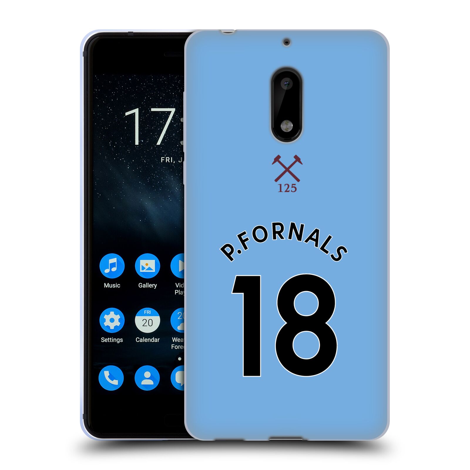 OFFICIAL WEST HAM UNITED FC 2020/21 PLAYERS AWAY KIT GEL CASE FOR NOKIA PHONES 1 - 第 18/21 張圖片