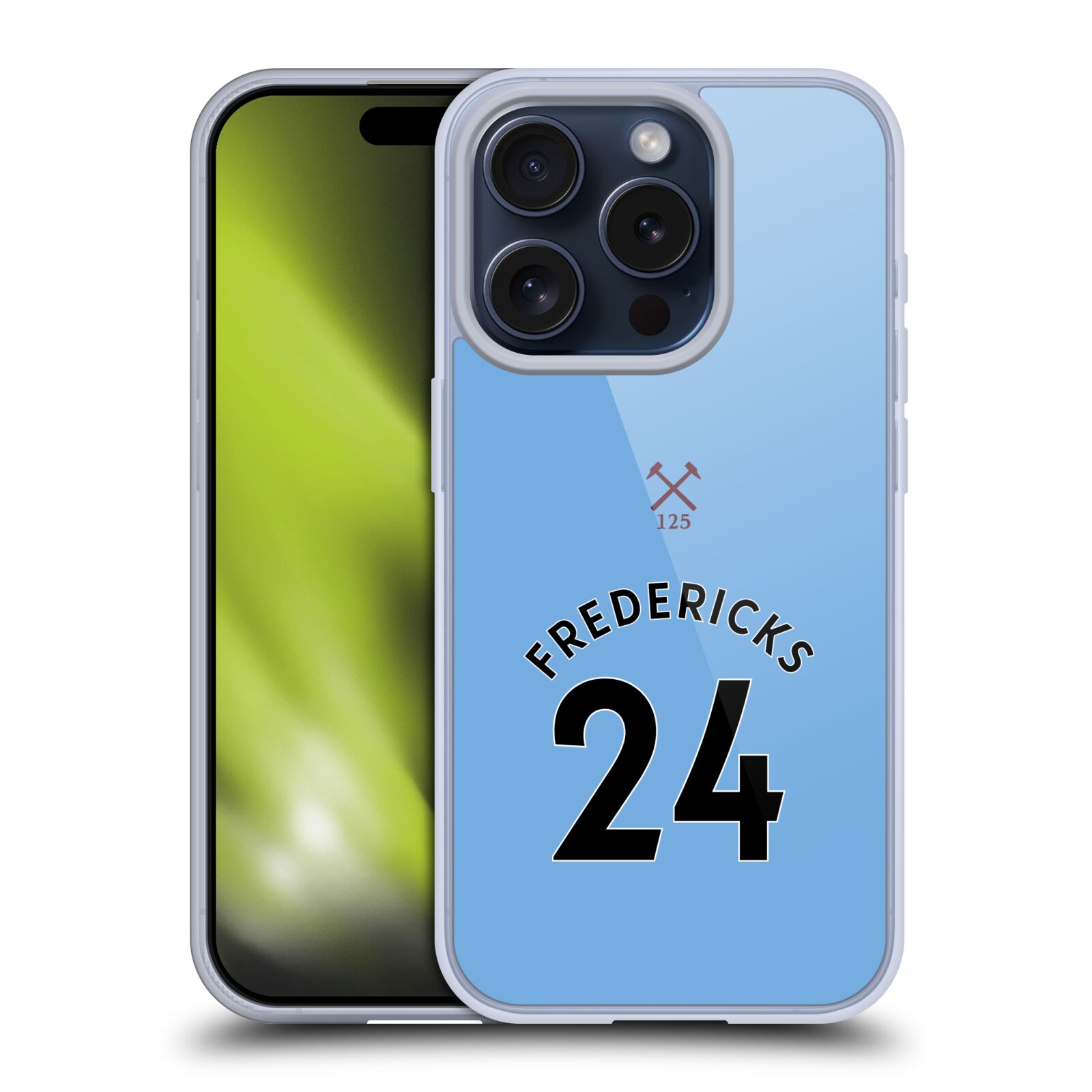 WEST HAM UNITED FC 2020/21 PLAYERS AWAY KIT GEL CASE FOR APPLE iPHONE PHONES - Picture 14 of 15