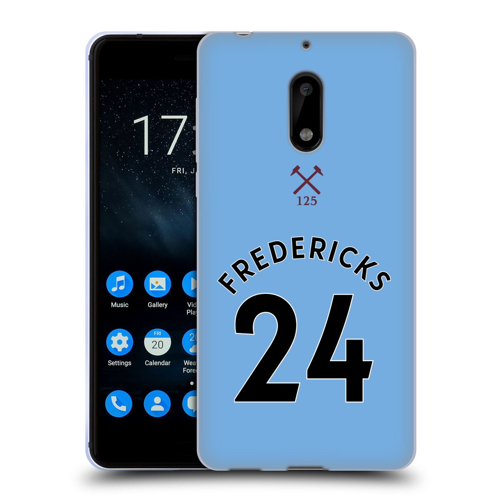OFFICIAL WEST HAM UNITED FC 2020/21 PLAYERS AWAY KIT GEL CASE FOR NOKIA PHONES 1 - 第 19/21 張圖片