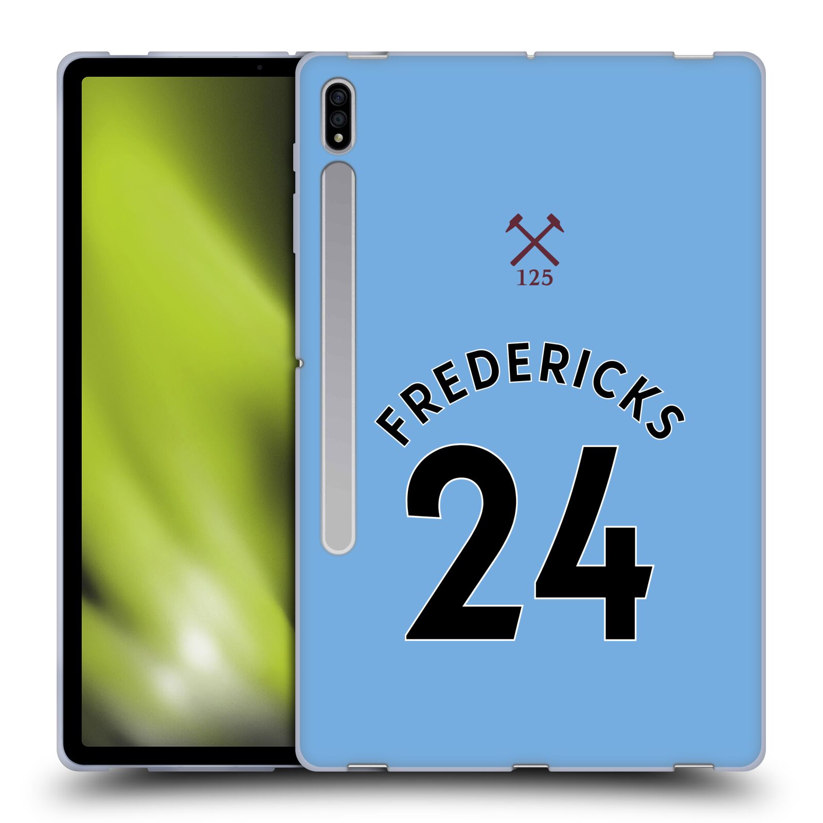 WEST HAM UNITED FC 2020/21 PLAYERS AWAY KIT SOFT GEL CASE FOR SAMSUNG TABLETS 1 - Picture 19 of 21