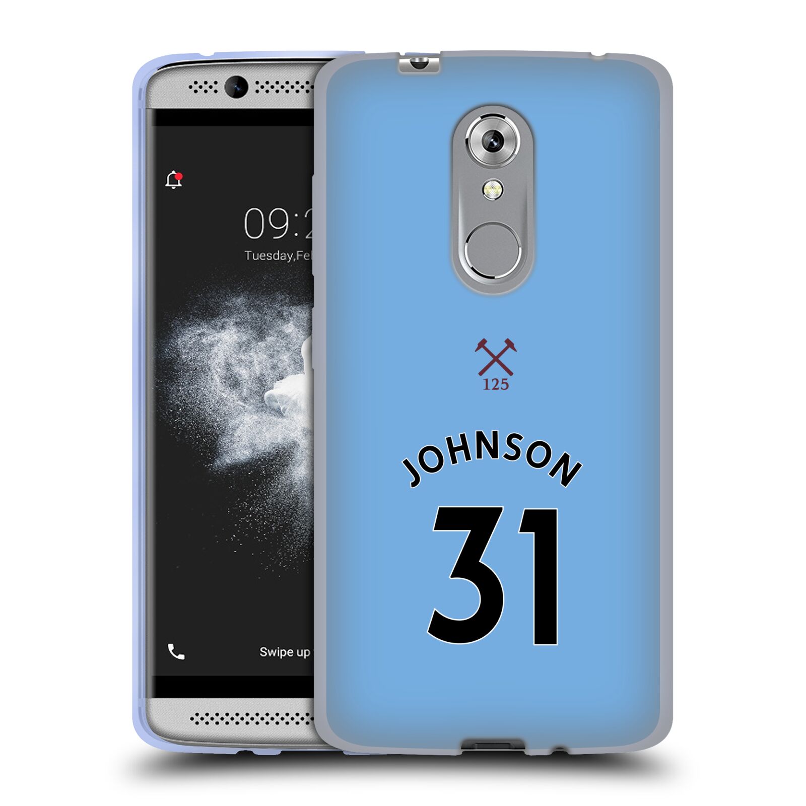 OFFICIAL WEST HAM UNITED FC 2020/21 PLAYERS AWAY KIT GEL CASE FOR ZTE PHONES - 第 11/21 張圖片
