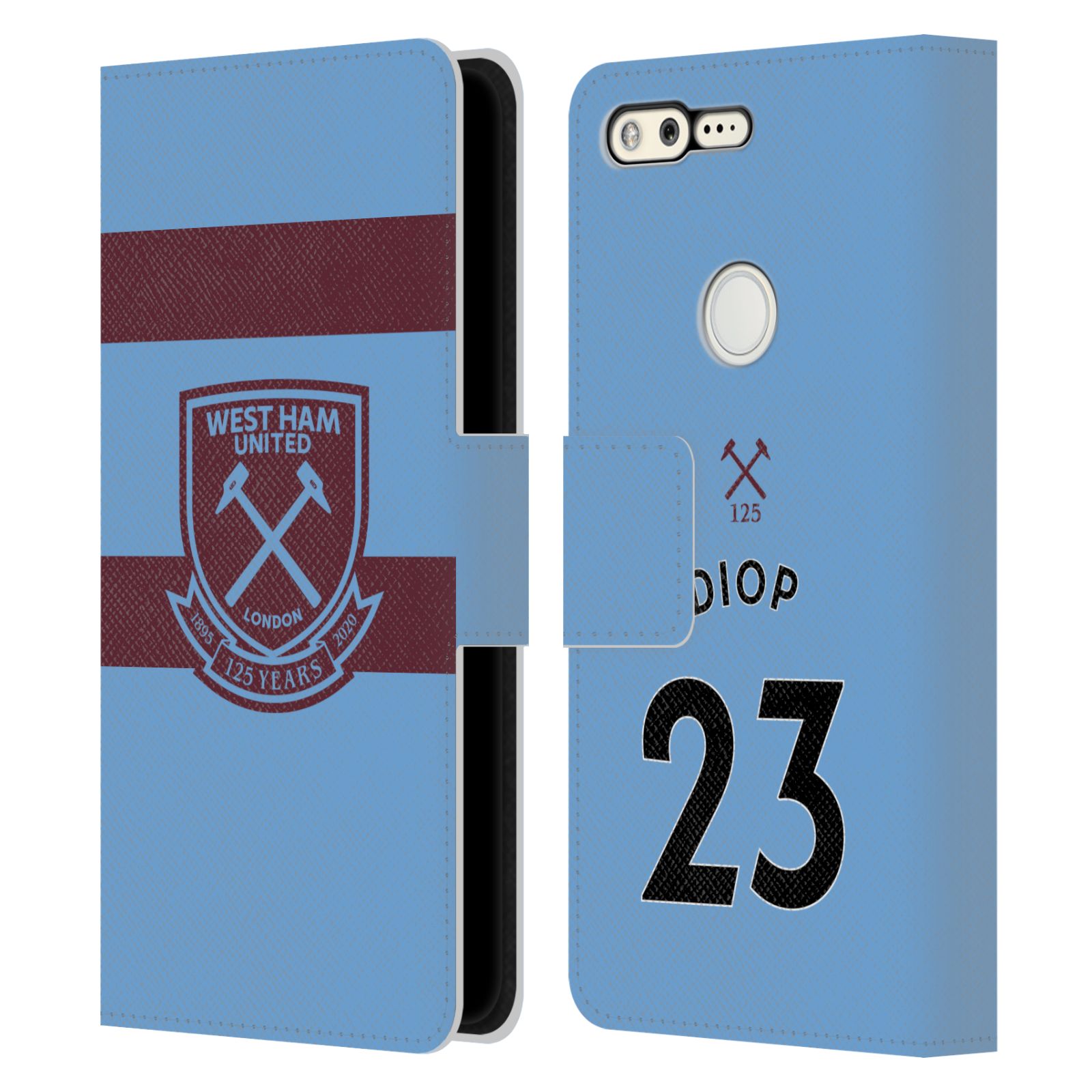 WEST HAM UNITED FC 2020/21 PLAYERS AWAY KIT LEATHER BOOK CASE FOR GOOGLE PHONES - 第 13/20 張圖片