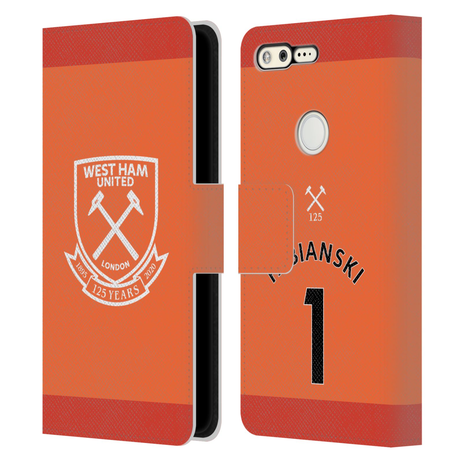 WEST HAM UNITED FC 2020/21 PLAYERS AWAY KIT LEATHER BOOK CASE FOR GOOGLE PHONES - 第 14/20 張圖片
