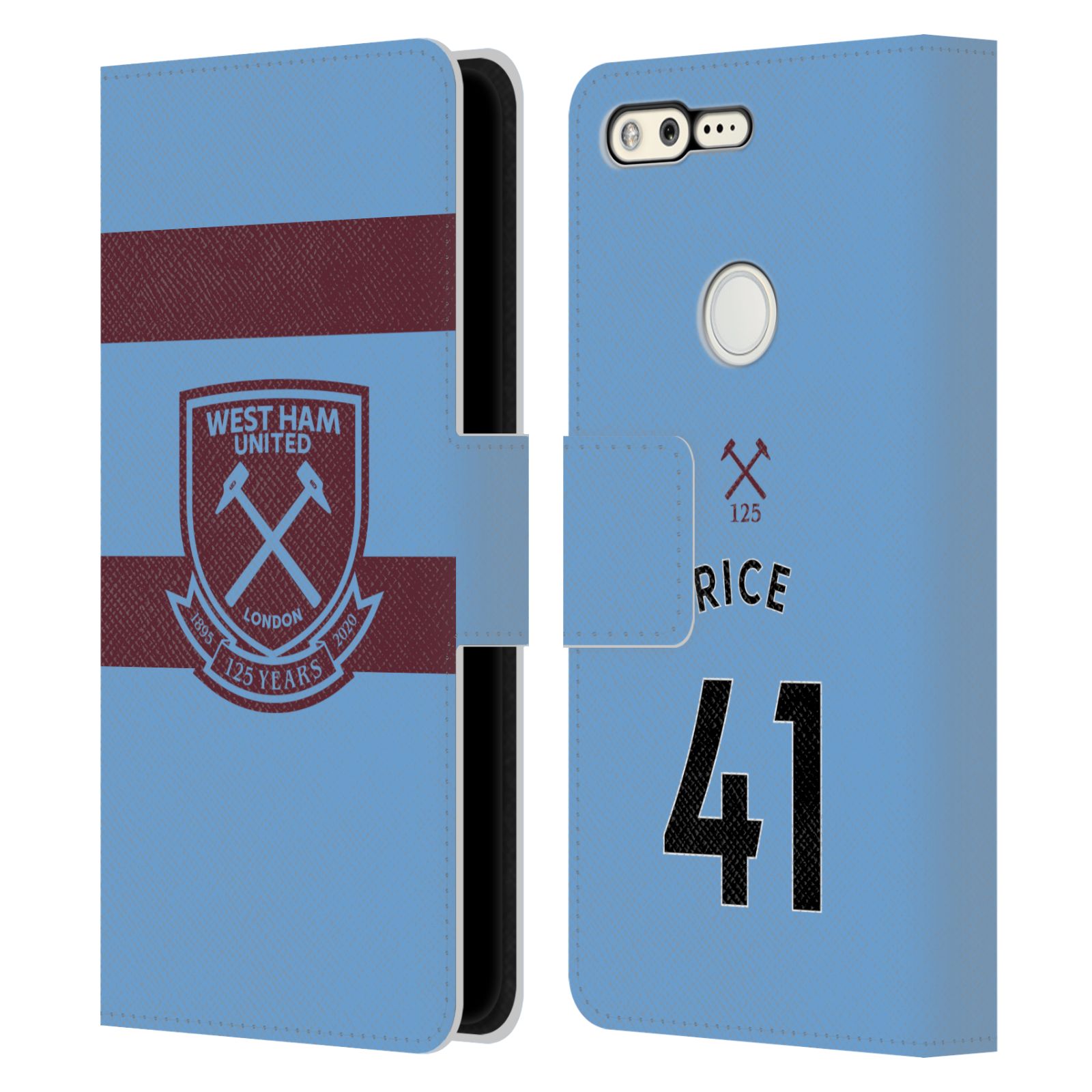 WEST HAM UNITED FC 2020/21 PLAYERS AWAY KIT LEATHER BOOK CASE FOR GOOGLE PHONES - 第 12/20 張圖片