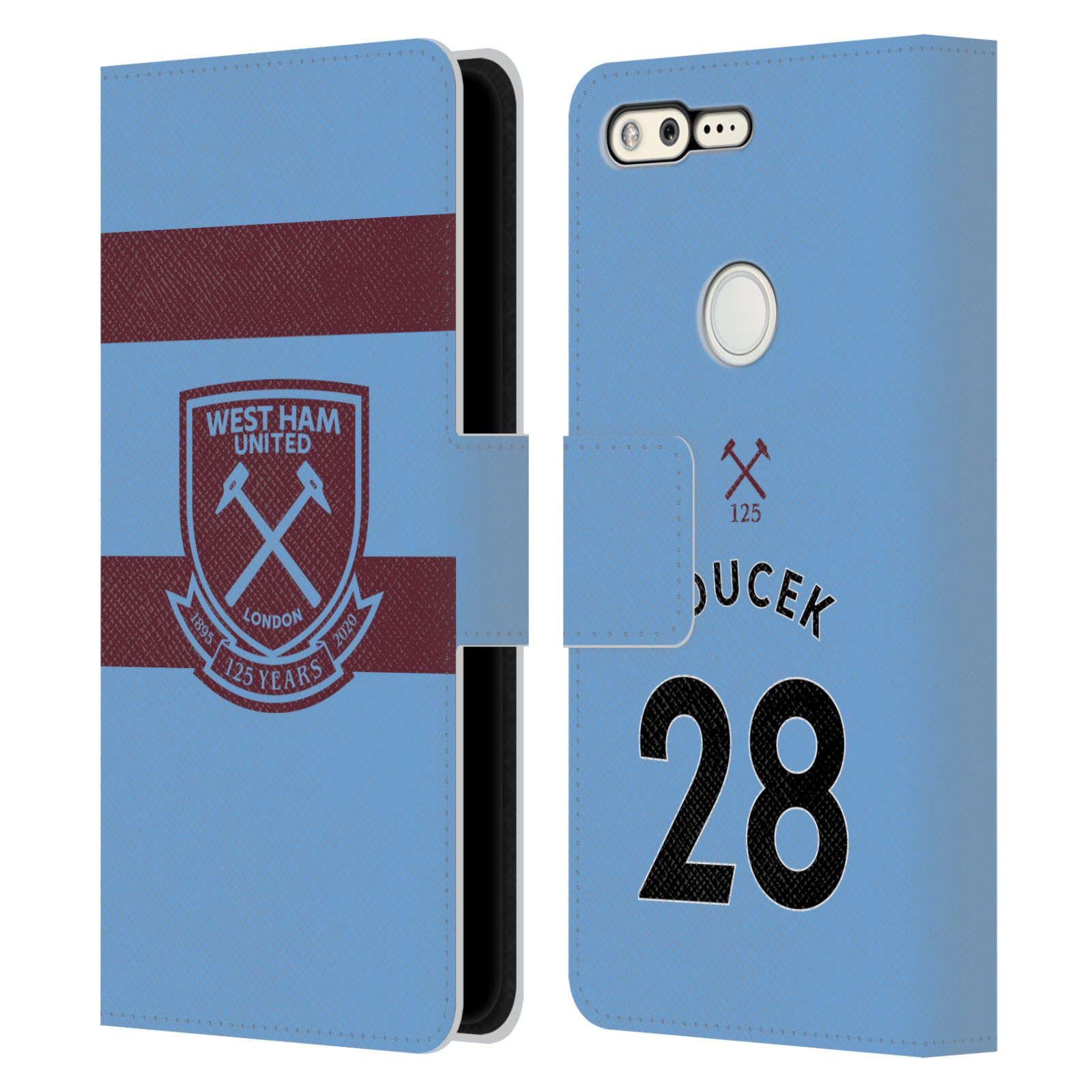 WEST HAM UNITED FC 2020/21 PLAYERS AWAY KIT LEATHER BOOK CASE FOR GOOGLE PHONES - 第 19/20 張圖片