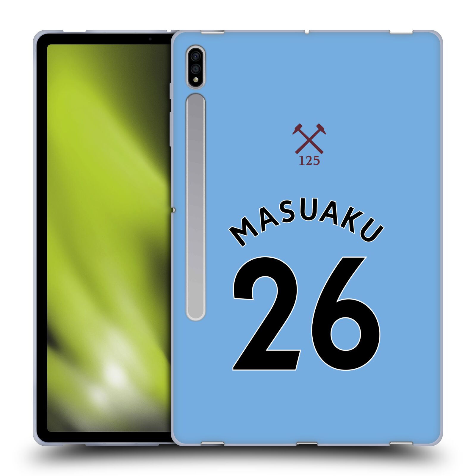 WEST HAM UNITED FC 2020/21 PLAYERS AWAY KIT SOFT GEL CASE FOR SAMSUNG TABLETS 1 - Picture 10 of 21