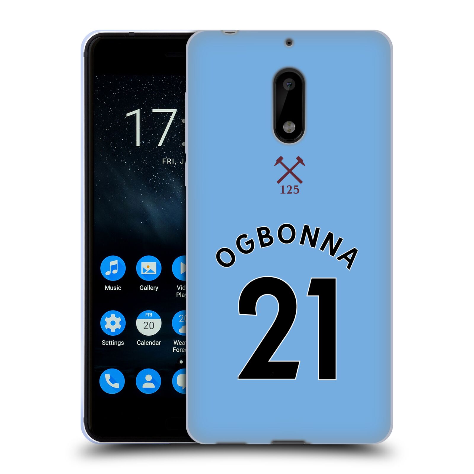 OFFICIAL WEST HAM UNITED FC 2020/21 PLAYERS AWAY KIT GEL CASE FOR NOKIA PHONES 1 - 第 9/21 張圖片