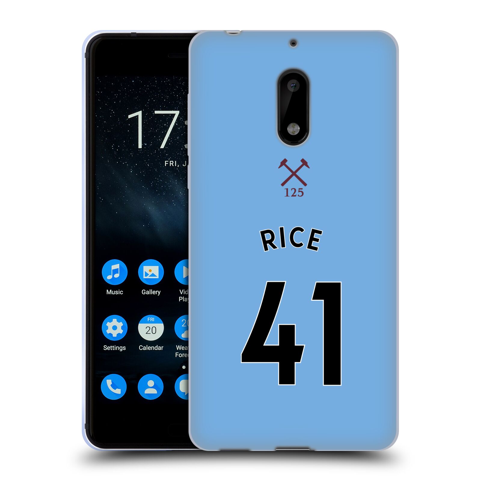 OFFICIAL WEST HAM UNITED FC 2020/21 PLAYERS AWAY KIT GEL CASE FOR NOKIA PHONES 1 - 第 13/21 張圖片