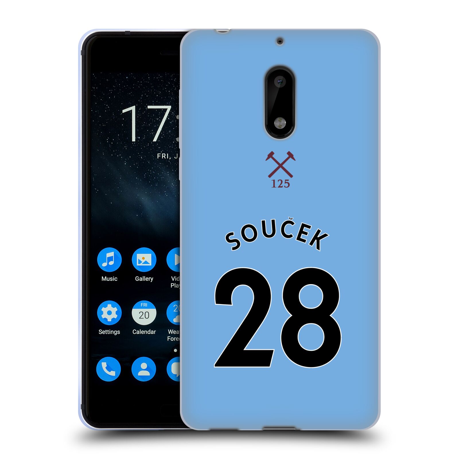 OFFICIAL WEST HAM UNITED FC 2020/21 PLAYERS AWAY KIT GEL CASE FOR NOKIA PHONES 1 - 第 20/21 張圖片