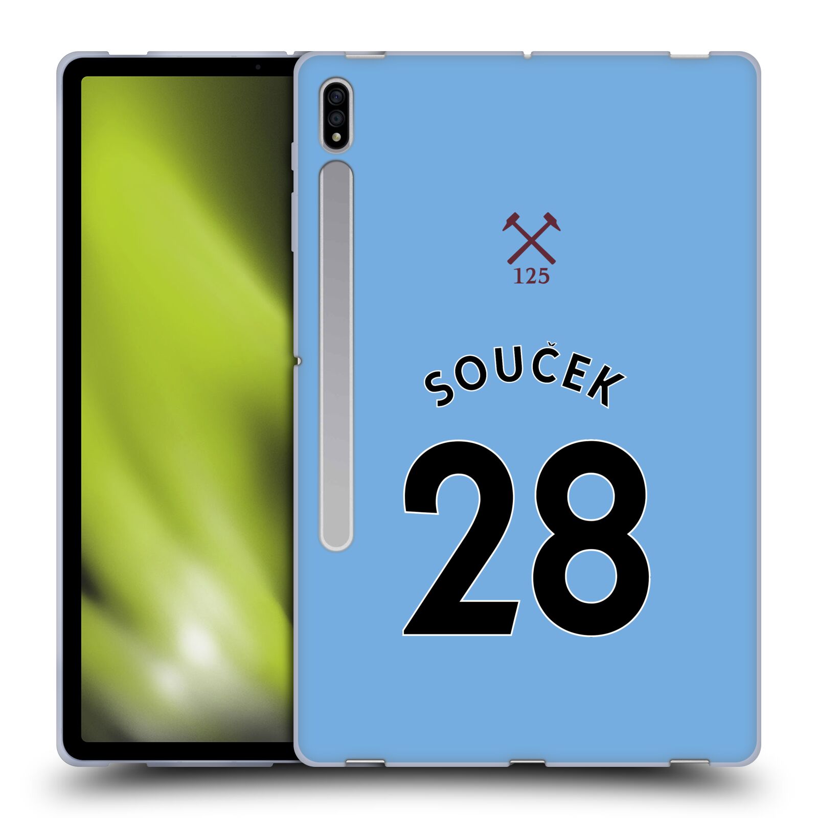 WEST HAM UNITED FC 2020/21 PLAYERS AWAY KIT SOFT GEL CASE FOR SAMSUNG TABLETS 1 - Picture 20 of 21