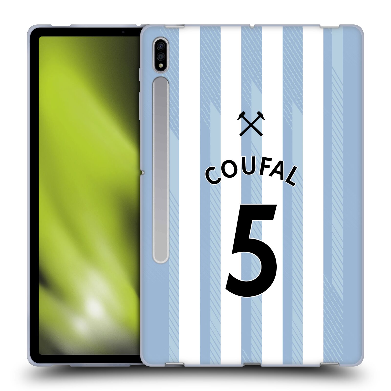 WEST HAM UNITED FC 2021/22 PLAYERS AWAY KIT SOFT GEL CASE FOR SAMSUNG TABLETS 1 - Picture 21 of 21