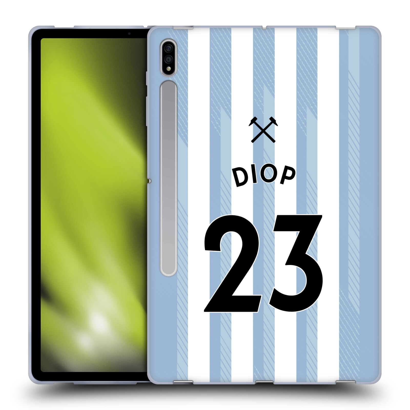 WEST HAM UNITED FC 2021/22 PLAYERS AWAY KIT SOFT GEL CASE FOR SAMSUNG TABLETS 1 - Picture 14 of 21