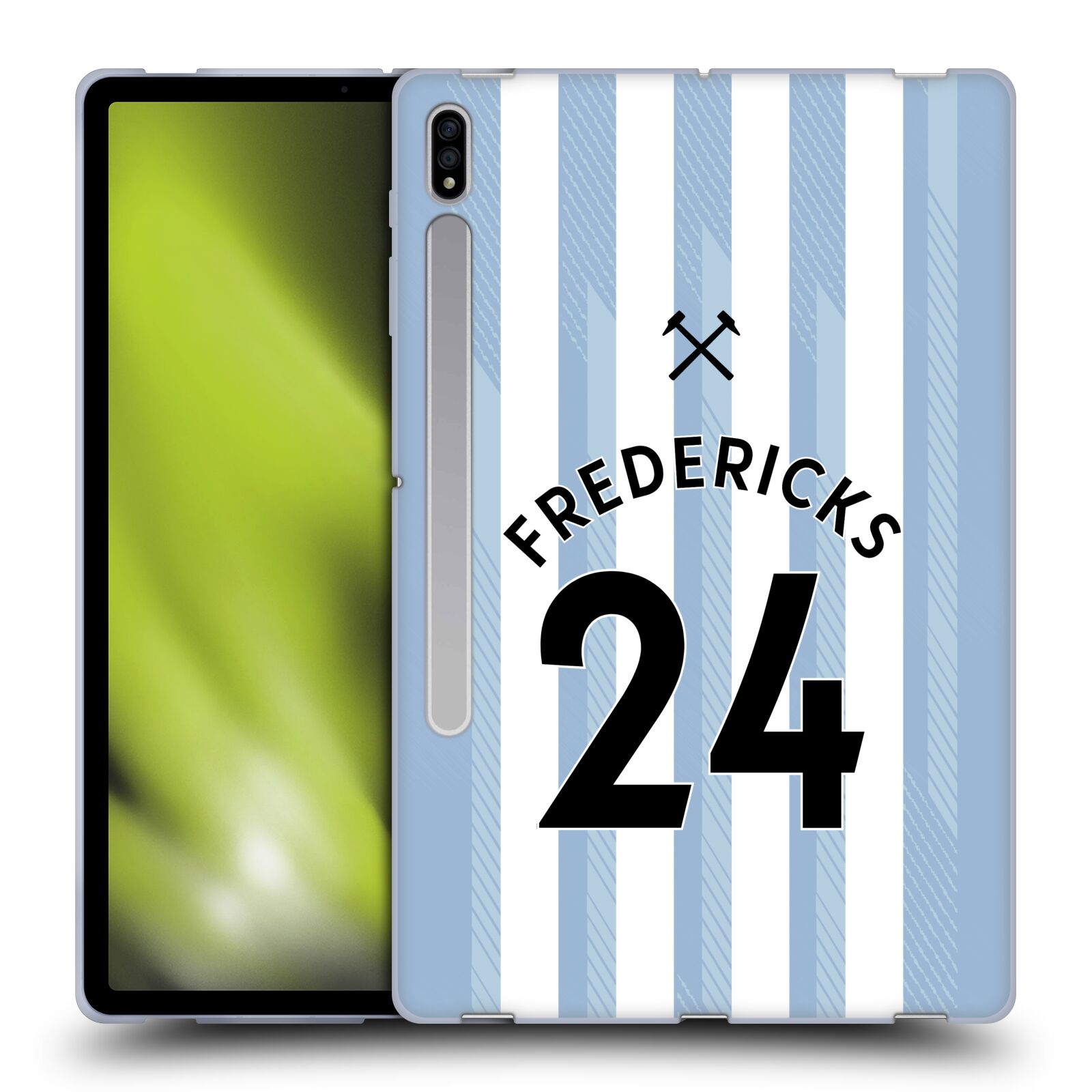 WEST HAM UNITED FC 2021/22 PLAYERS AWAY KIT SOFT GEL CASE FOR SAMSUNG TABLETS 1 - Picture 19 of 21