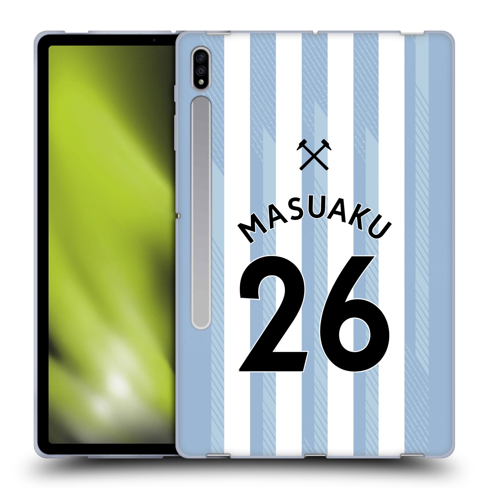 WEST HAM UNITED FC 2021/22 PLAYERS AWAY KIT SOFT GEL CASE FOR SAMSUNG TABLETS 1 - Picture 10 of 21