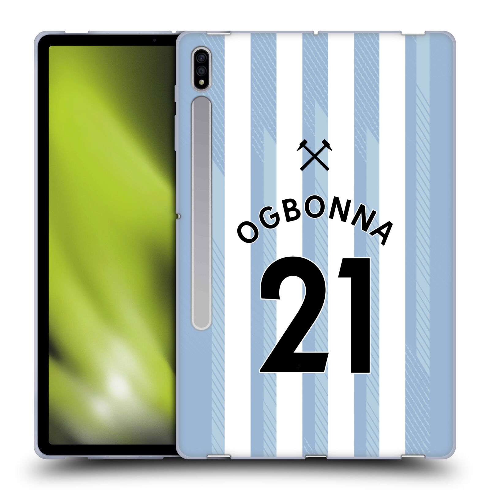 WEST HAM UNITED FC 2021/22 PLAYERS AWAY KIT SOFT GEL CASE FOR SAMSUNG TABLETS 1 - Picture 9 of 21