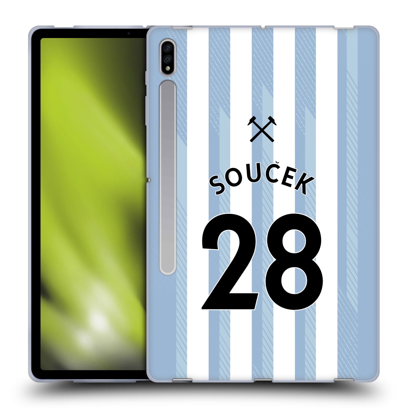 WEST HAM UNITED FC 2021/22 PLAYERS AWAY KIT SOFT GEL CASE FOR SAMSUNG TABLETS 1 - Picture 20 of 21