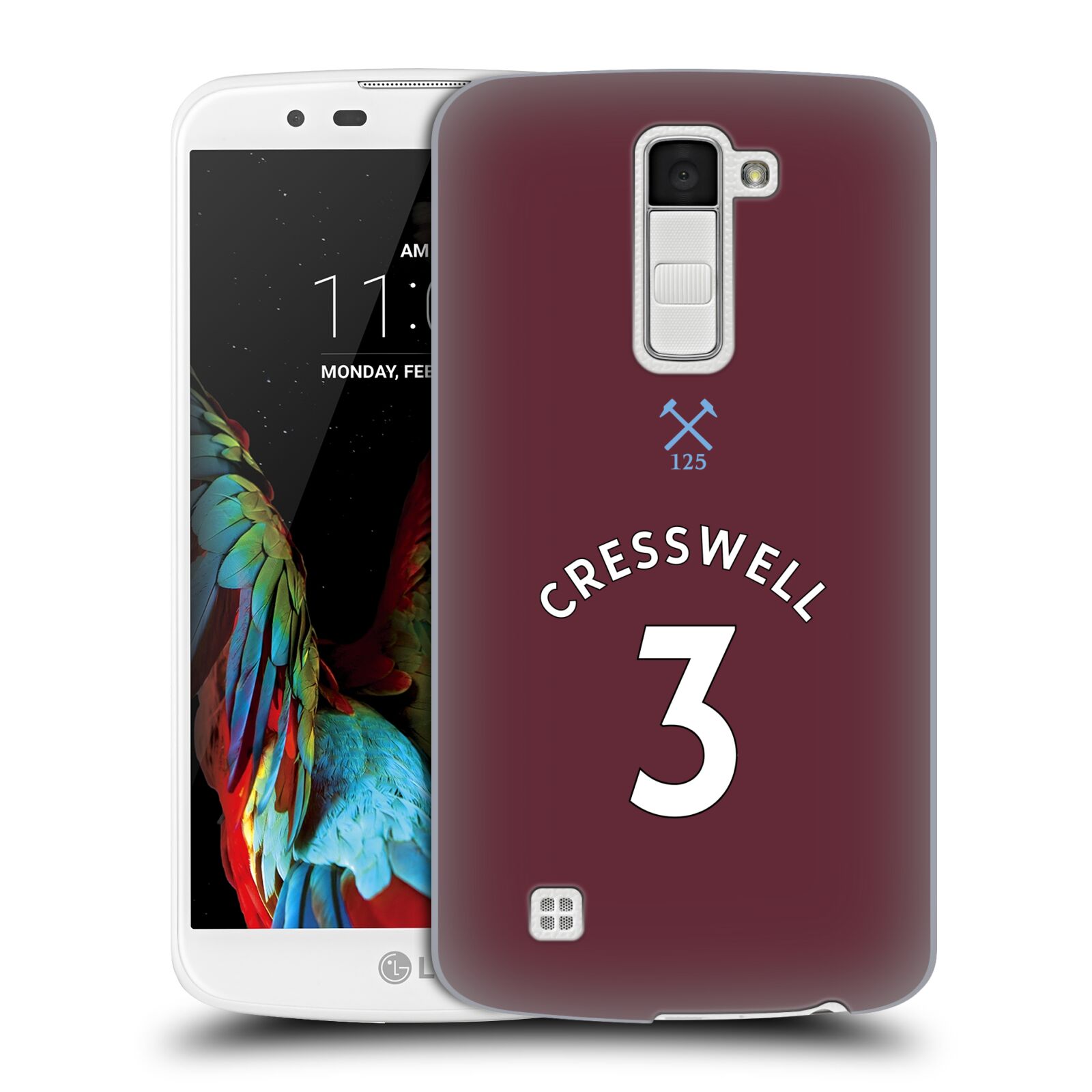 OFFICIAL WEST HAM UNITED FC 2020/21 PLAYERS HOME KIT BACK CASE FOR LG PHONES 3 - 第 8/21 張圖片