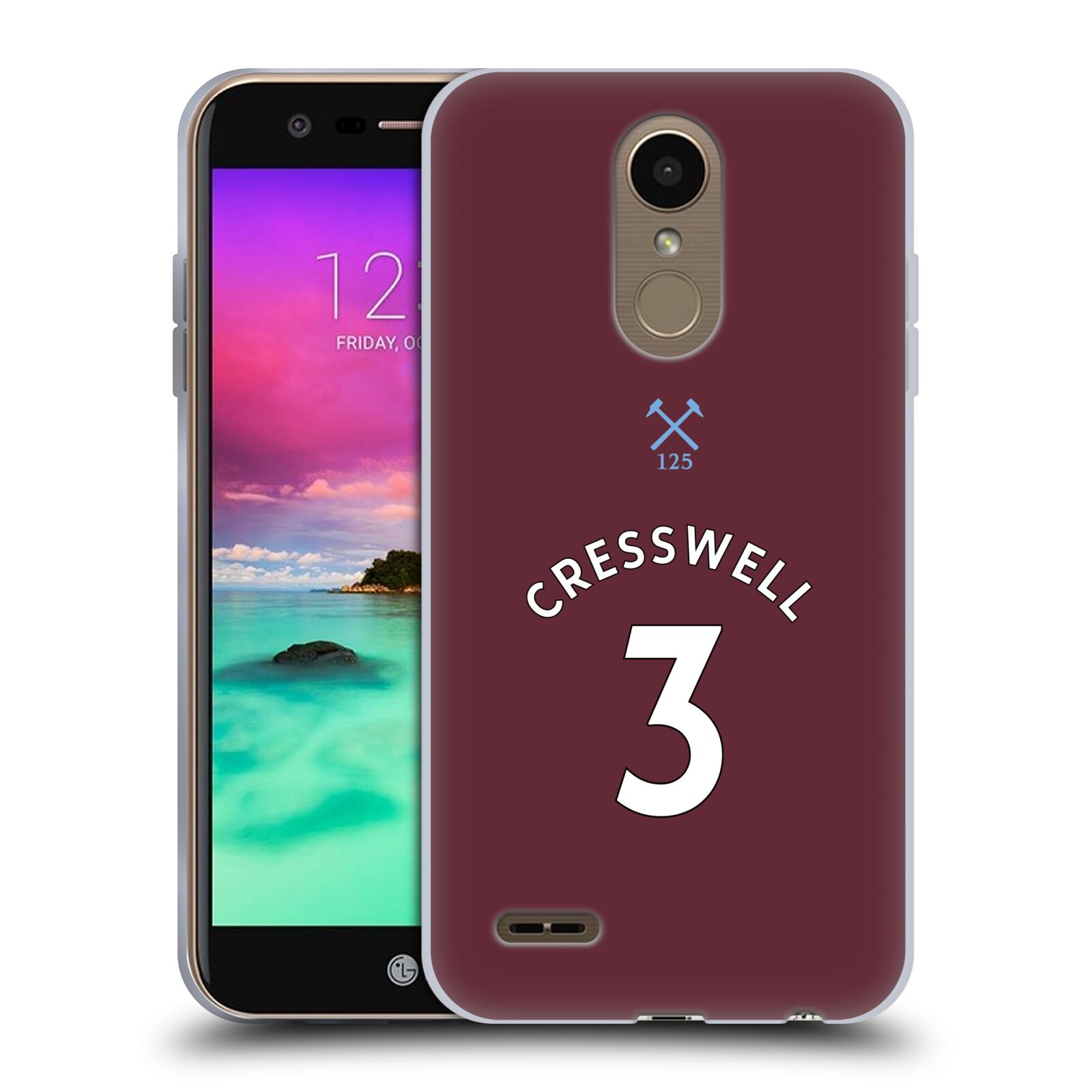West Ham United FC 2020/21 Players Home Kit Estuche Gel para Teléfonos LG 2 - Imagen 8 de 21