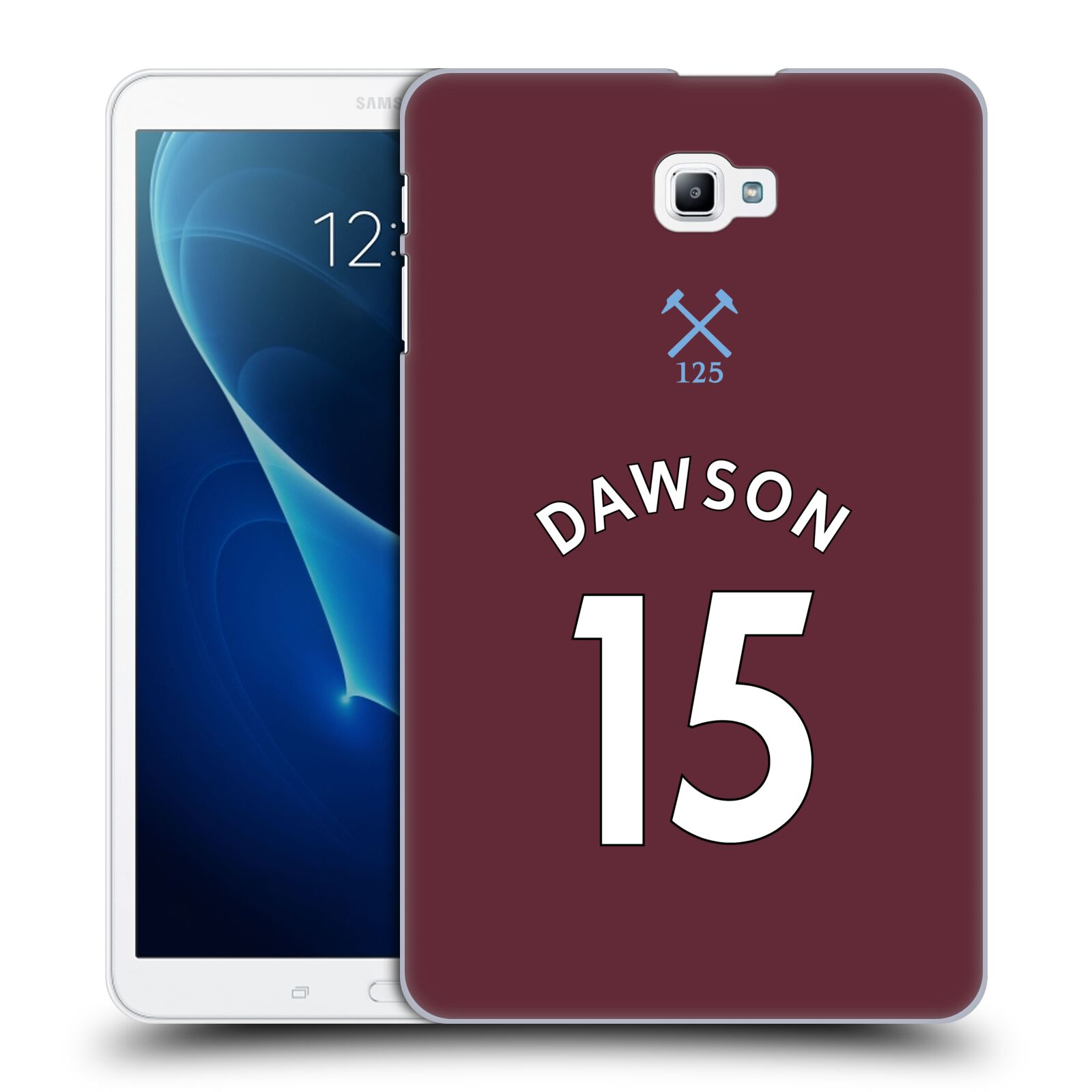 OFFICIAL WEST HAM UNITED FC 2020/21 PLAYERS HOME KIT CASE FOR SAMSUNG TABLETS 1 - Picture 12 of 21