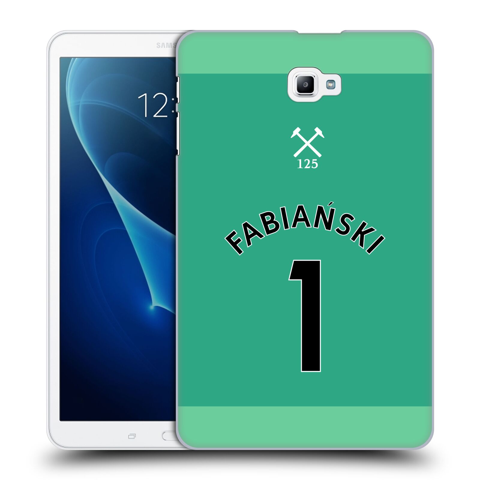 OFFICIAL WEST HAM UNITED FC 2020/21 PLAYERS HOME KIT CASE FOR SAMSUNG TABLETS 1 - Picture 15 of 21