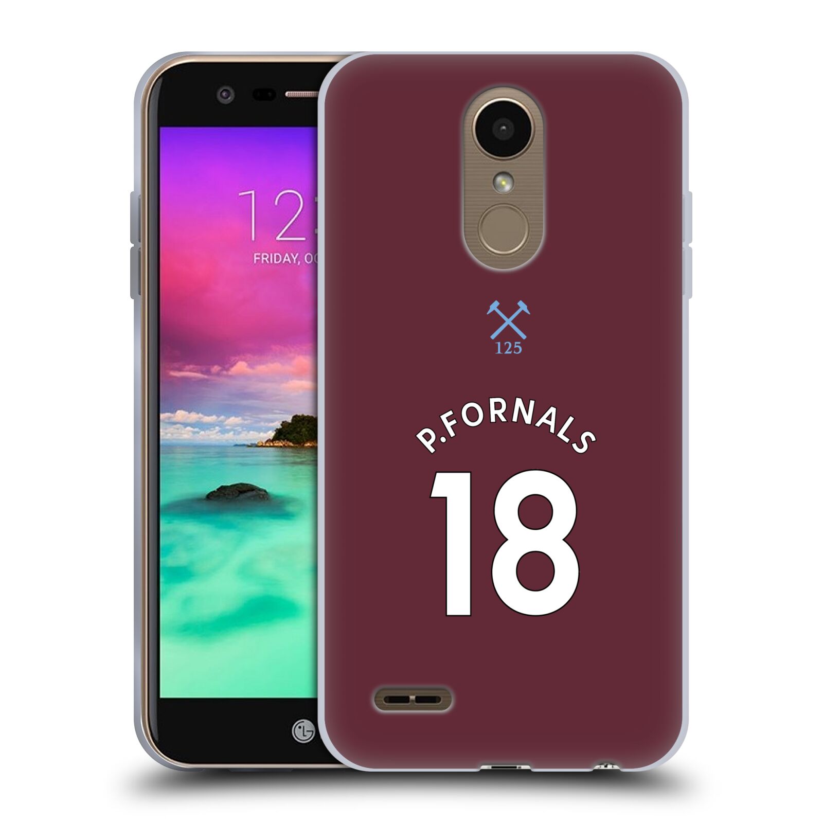 West Ham United FC 2020/21 Players Home Kit Estuche Gel para Teléfonos LG 2 - Imagen 18 de 21