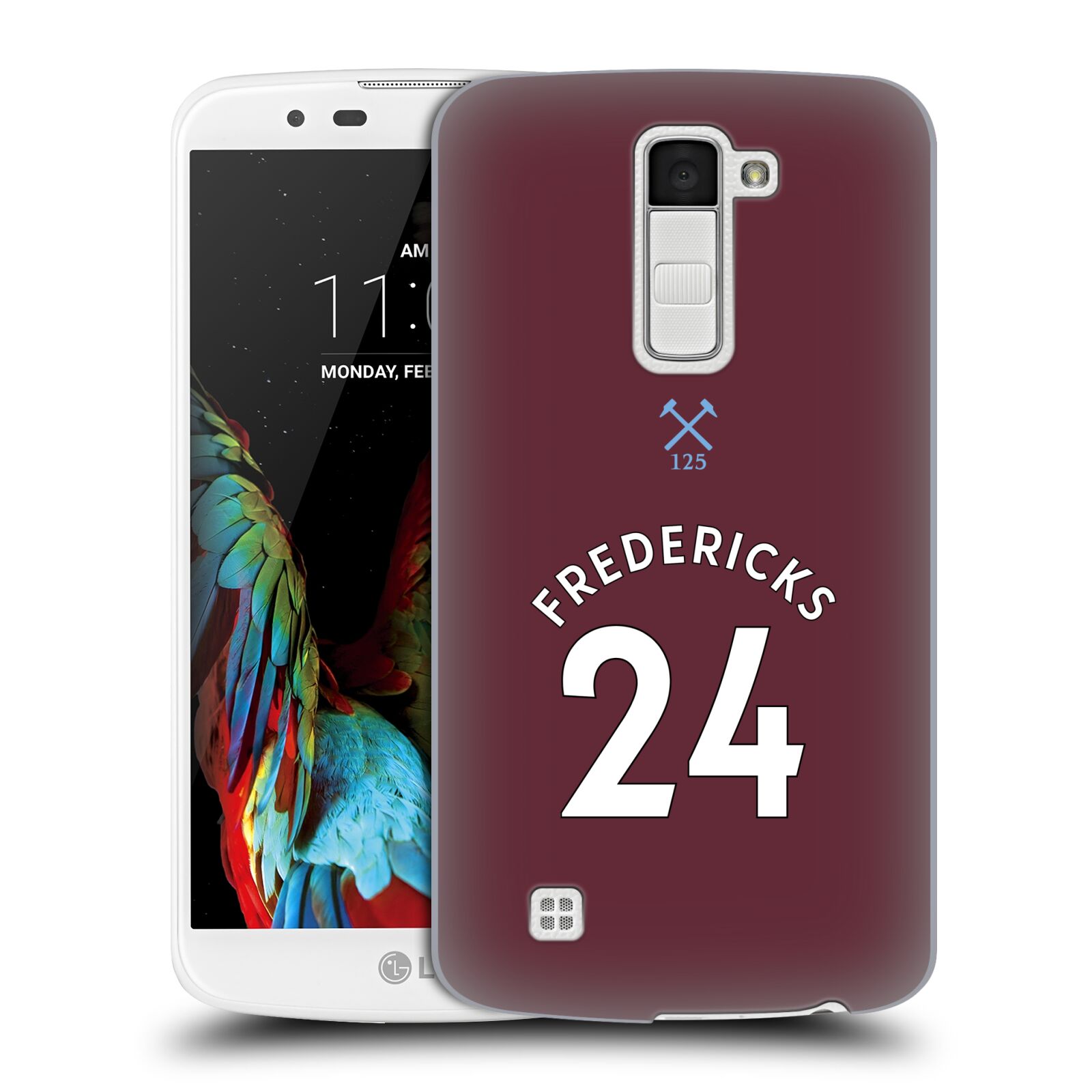 OFFICIAL WEST HAM UNITED FC 2020/21 PLAYERS HOME KIT BACK CASE FOR LG PHONES 3 - 第 19/21 張圖片