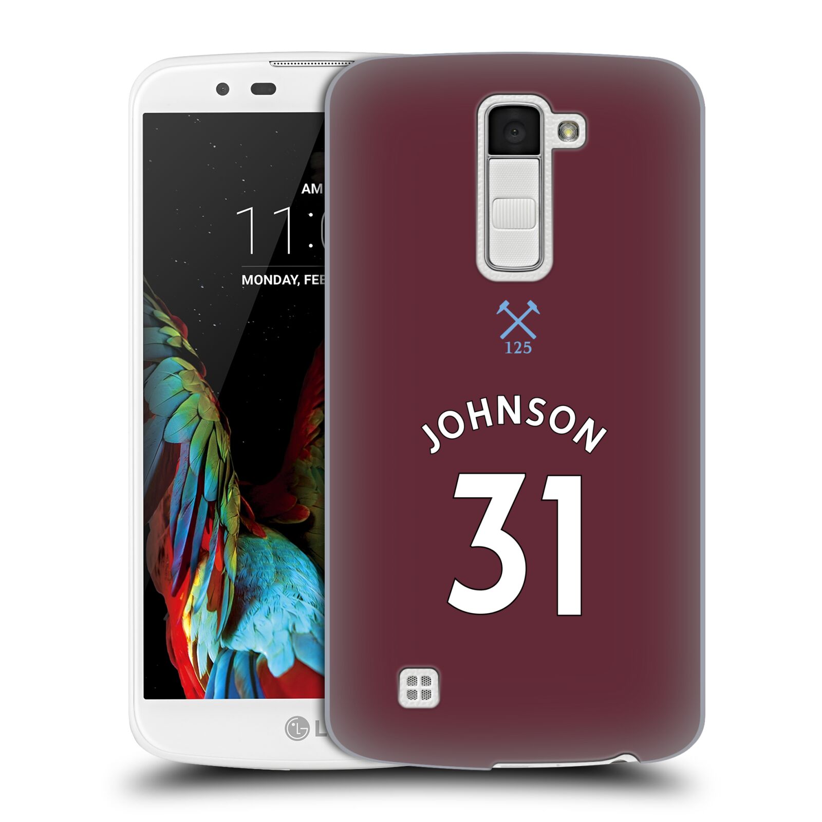 OFFICIAL WEST HAM UNITED FC 2020/21 PLAYERS HOME KIT BACK CASE FOR LG PHONES 3 - 第 11/21 張圖片
