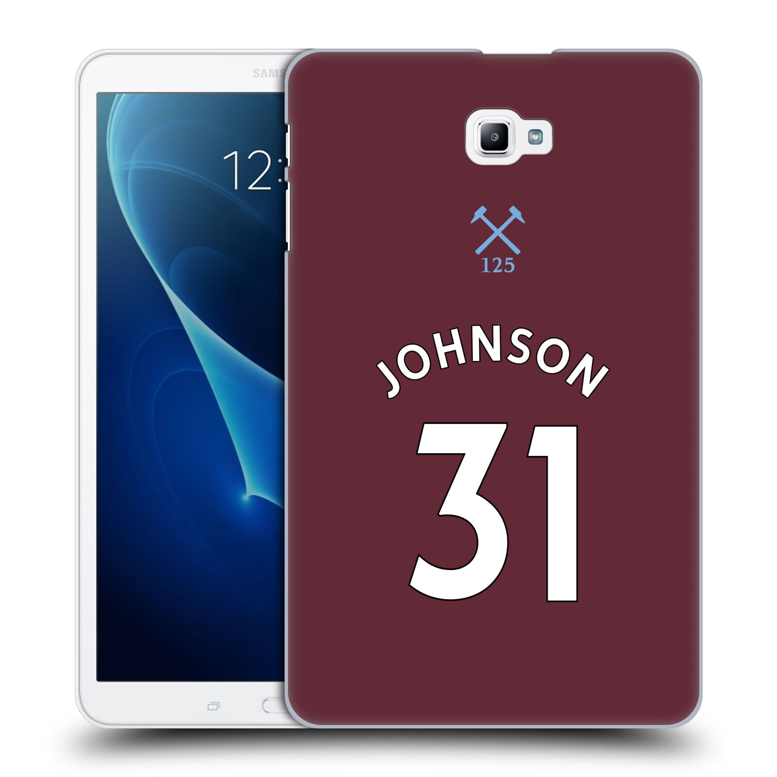 OFFICIAL WEST HAM UNITED FC 2020/21 PLAYERS HOME KIT CASE FOR SAMSUNG TABLETS 1 - Picture 11 of 21