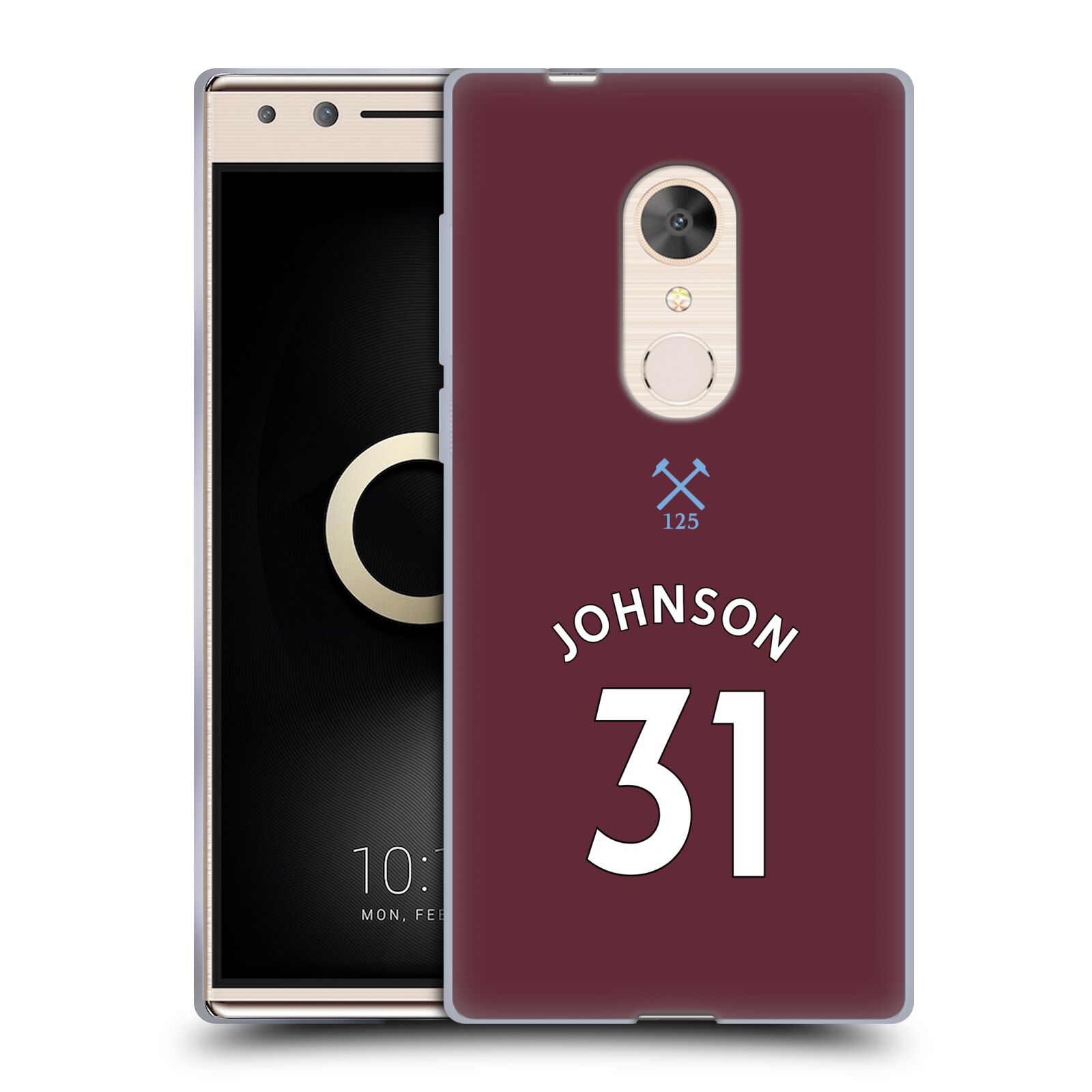 OFFICIAL WEST HAM UNITED FC 2020/21 PLAYERS HOME KIT GEL CASE FOR ALCATEL PHONES - 第 11/21 張圖片
