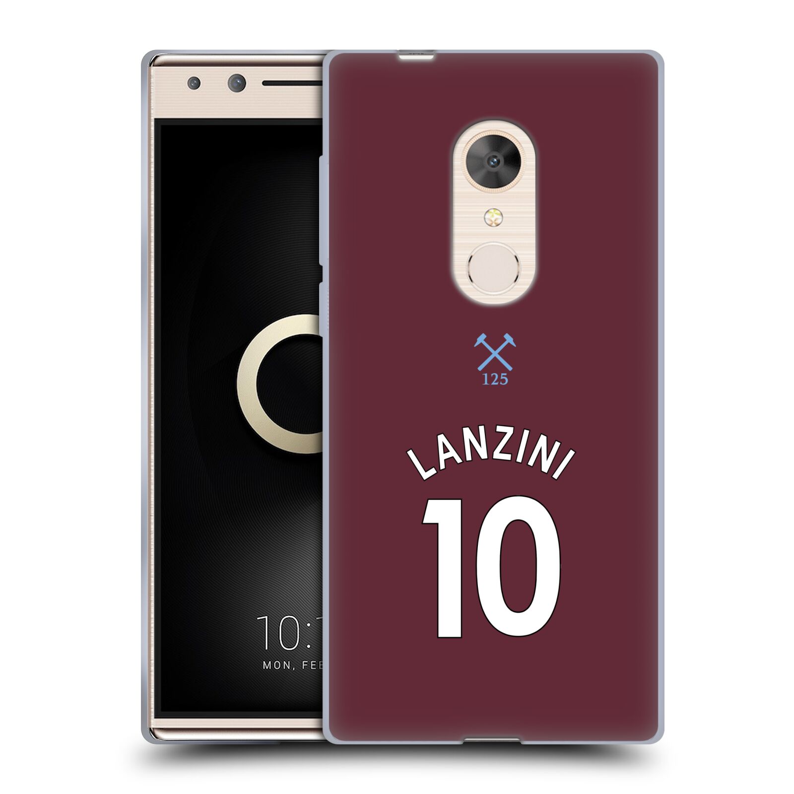 OFFICIAL WEST HAM UNITED FC 2020/21 PLAYERS HOME KIT GEL CASE FOR ALCATEL PHONES - 第 16/21 張圖片