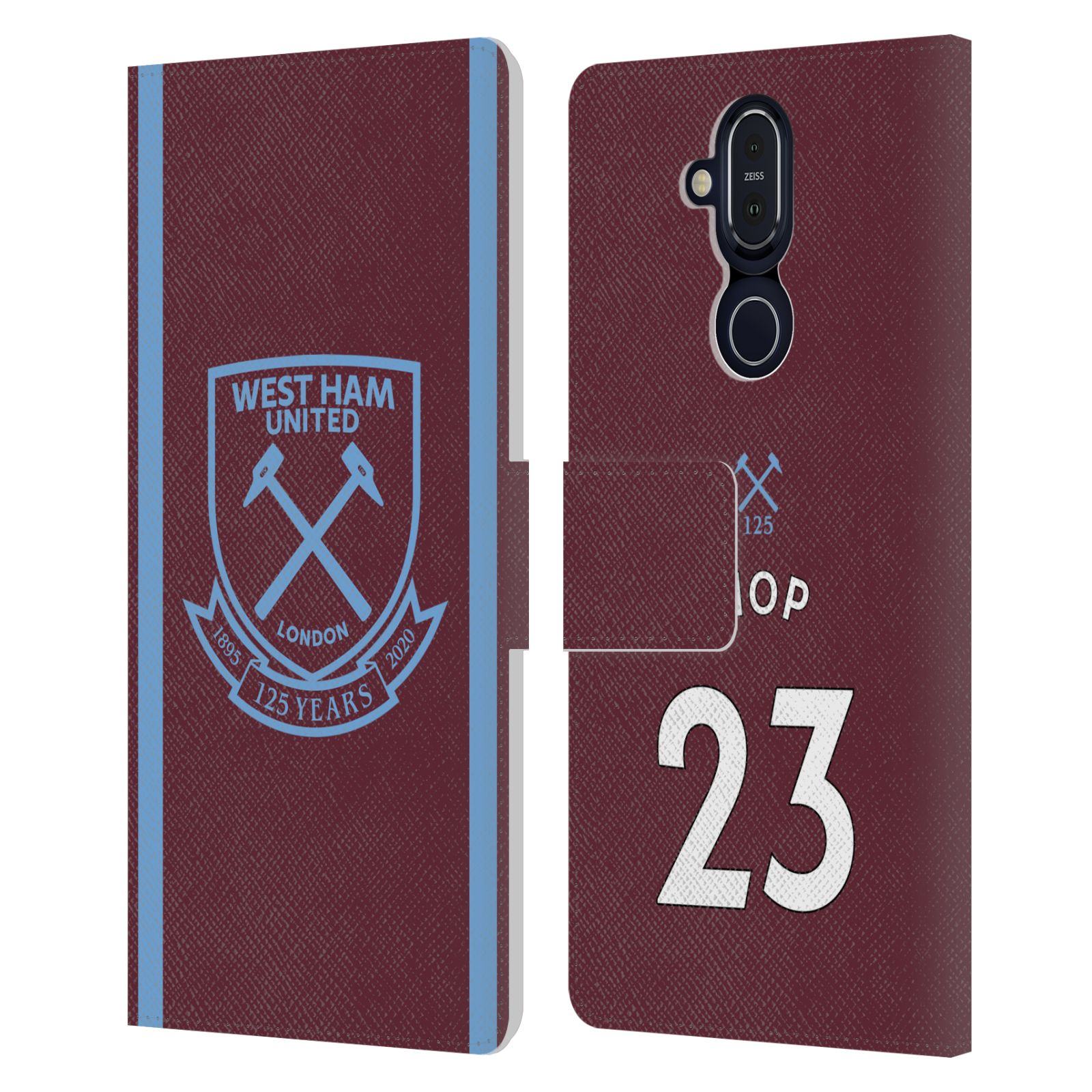 WEST HAM UNITED FC 2020/21 PLAYERS HOME KIT LEATHER BOOK CASE FOR MICROSOFT - Picture 13 of 19