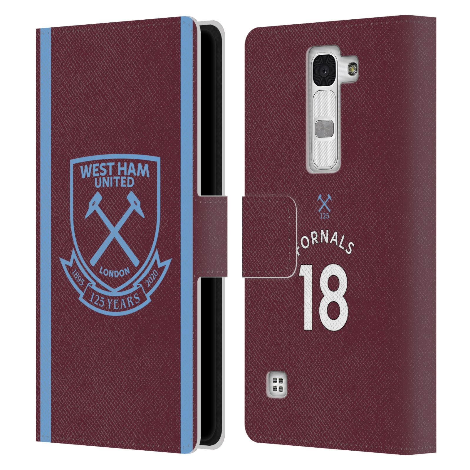 WEST HAM UNITED FC 2020/21 PLAYERS HOME KIT LEATHER BOOK CASE FOR LG PHONES 2 - 第 15/17 張圖片