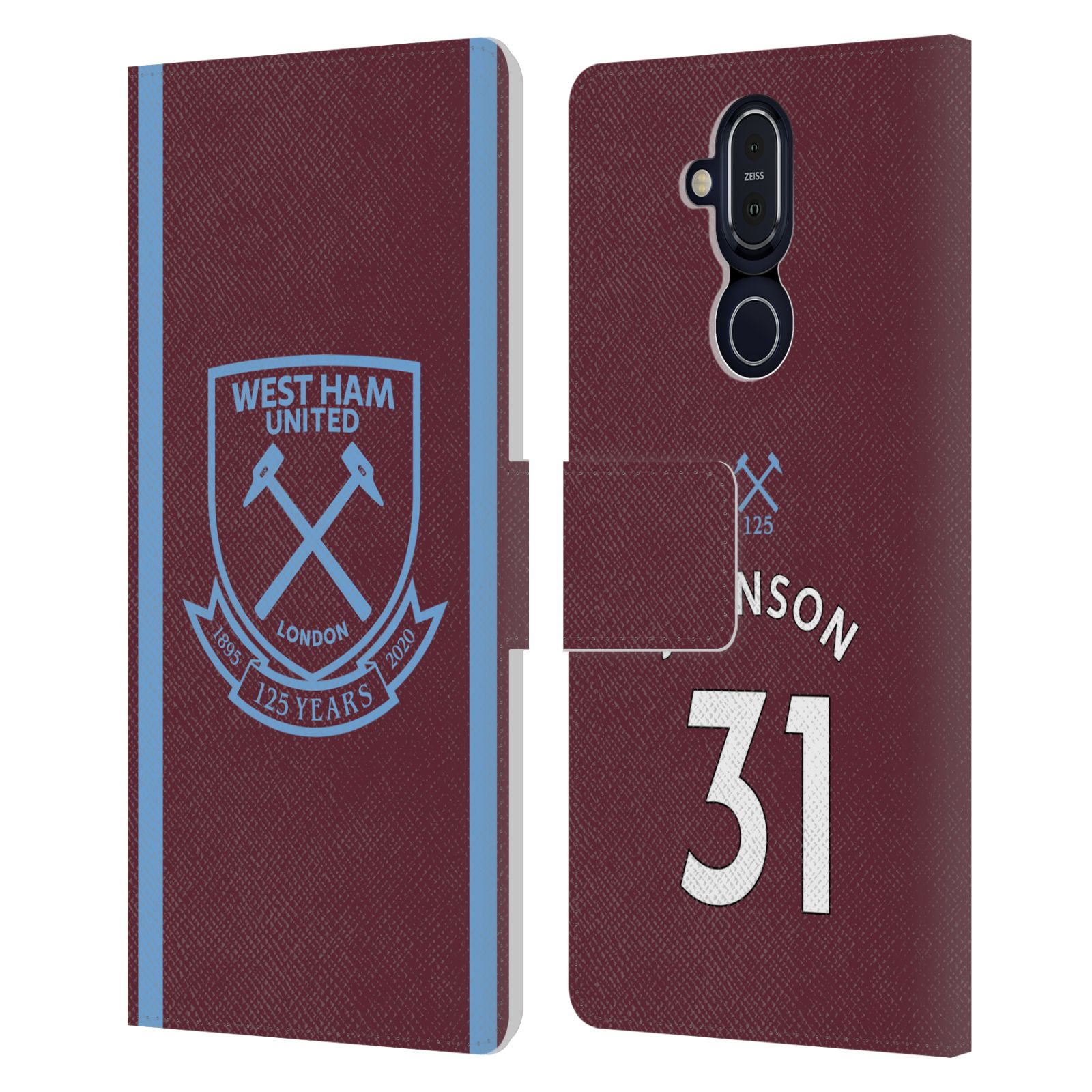 WEST HAM UNITED FC 2020/21 PLAYERS HOME KIT LEATHER BOOK CASE FOR MICROSOFT - Picture 10 of 19