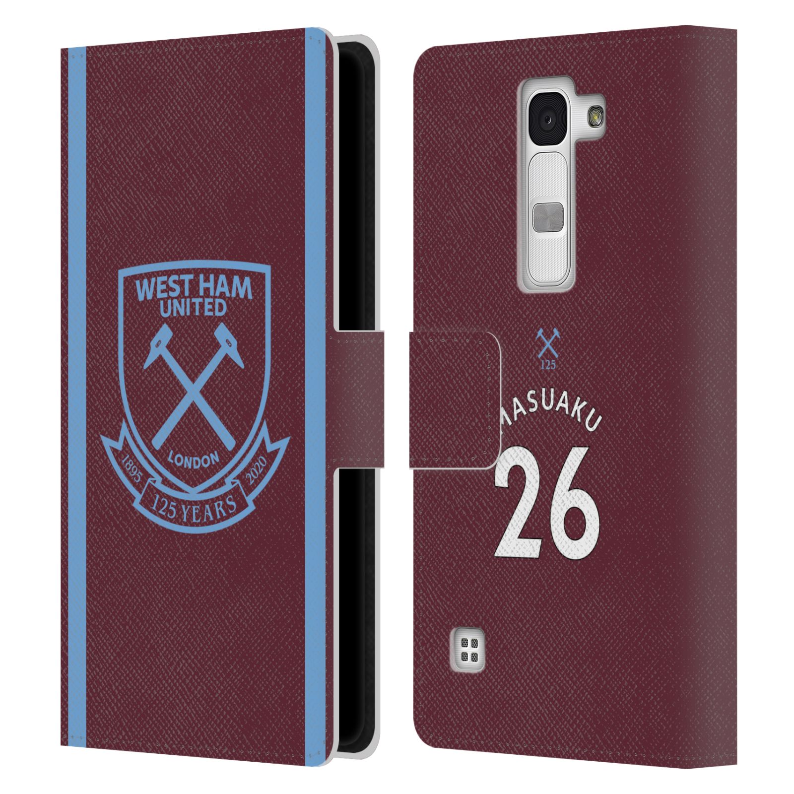 WEST HAM UNITED FC 2020/21 PLAYERS HOME KIT LEATHER BOOK CASE FOR LG PHONES 2 - 第 8/17 張圖片