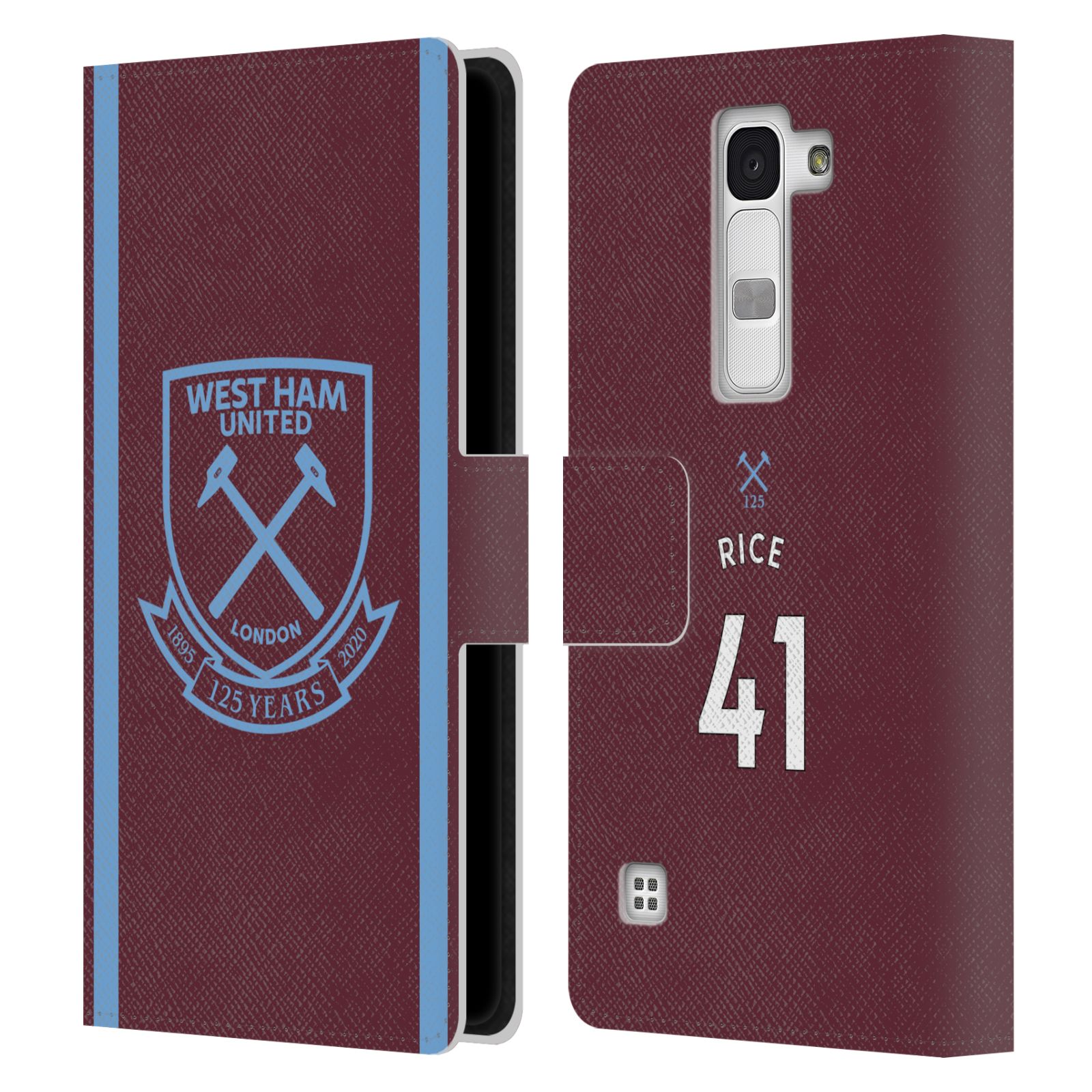 WEST HAM UNITED FC 2020/21 PLAYERS HOME KIT LEATHER BOOK CASE FOR LG PHONES 2 - 第 11/17 張圖片