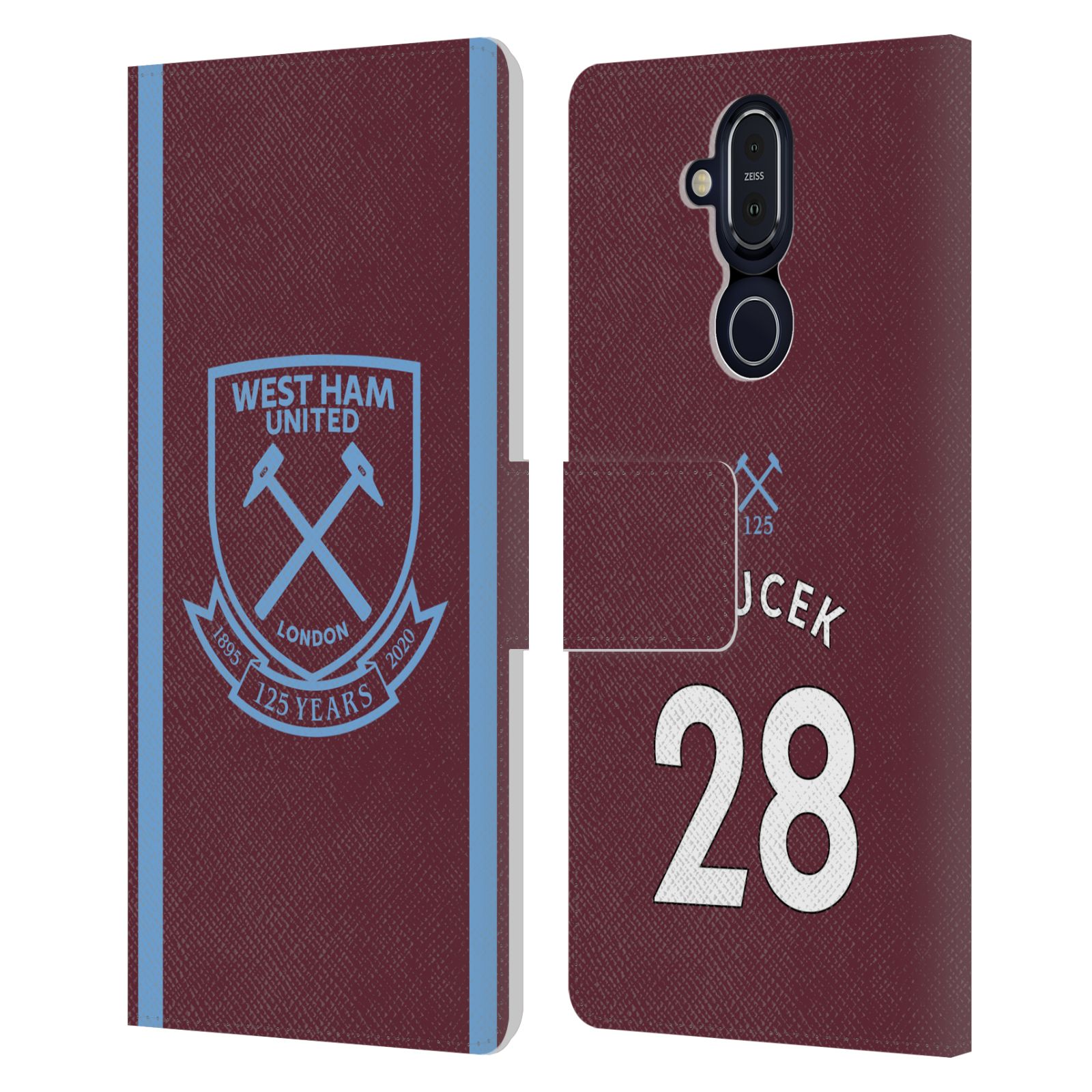 WEST HAM UNITED FC 2020/21 PLAYERS HOME KIT LEATHER BOOK CASE FOR MICROSOFT - Picture 18 of 19