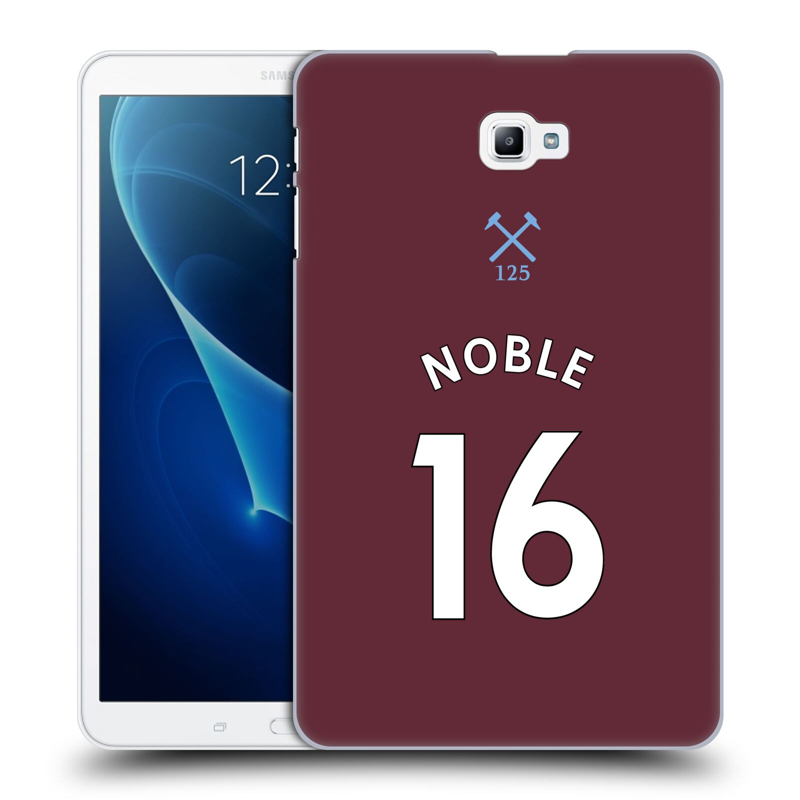 OFFICIAL WEST HAM UNITED FC 2020/21 PLAYERS HOME KIT CASE FOR SAMSUNG TABLETS 1 - Picture 17 of 21