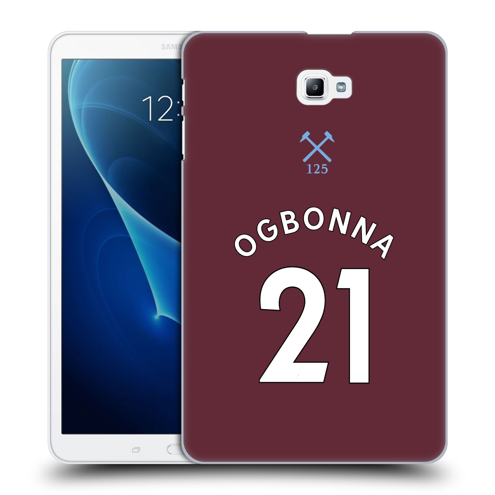 OFFICIAL WEST HAM UNITED FC 2020/21 PLAYERS HOME KIT CASE FOR SAMSUNG TABLETS 1 - Picture 9 of 21