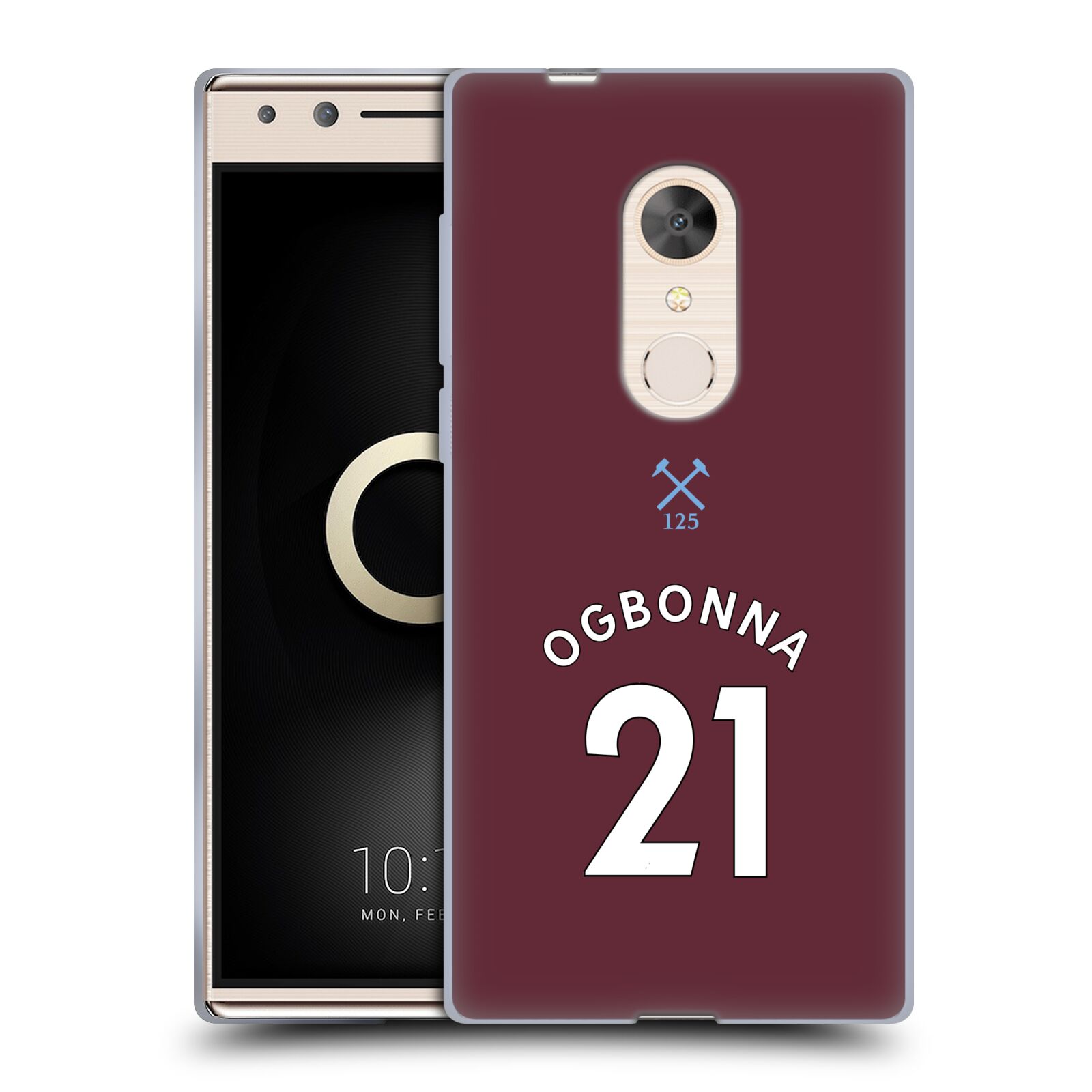 OFFICIAL WEST HAM UNITED FC 2020/21 PLAYERS HOME KIT GEL CASE FOR ALCATEL PHONES - 第 9/21 張圖片