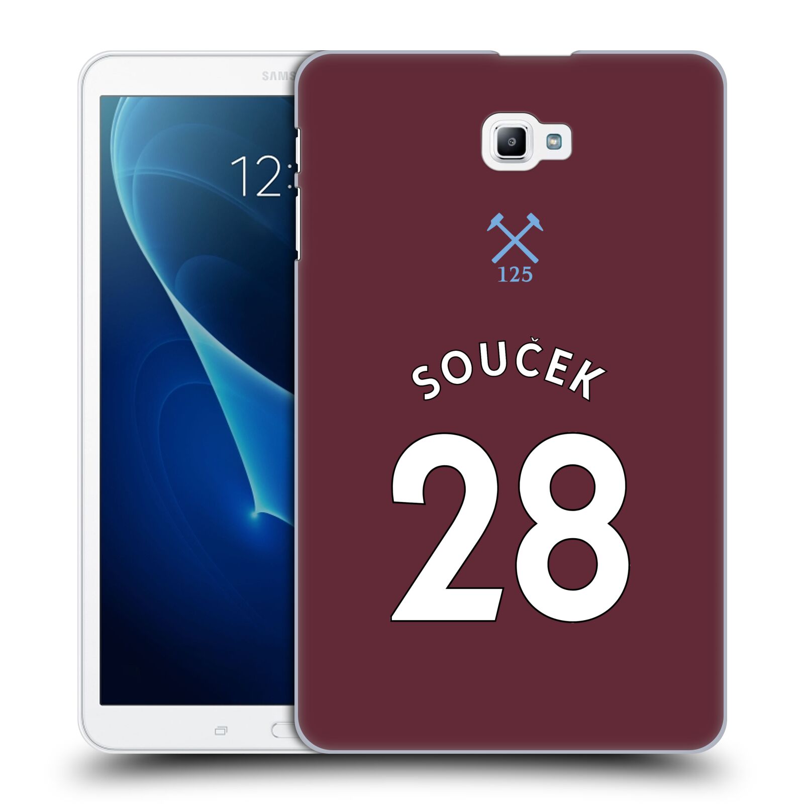 OFFICIAL WEST HAM UNITED FC 2020/21 PLAYERS HOME KIT CASE FOR SAMSUNG TABLETS 1 - Picture 20 of 21