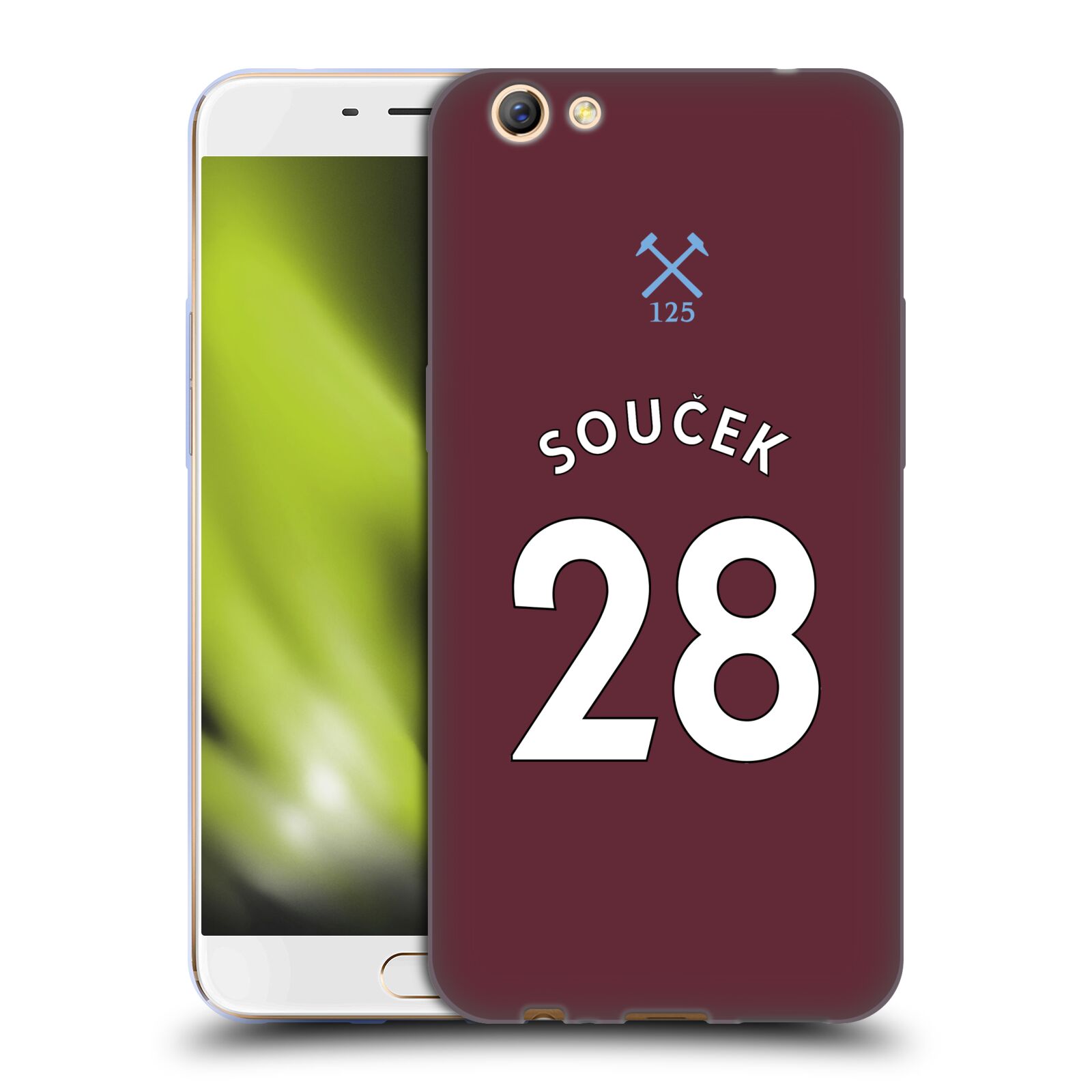 WEST HAM UNITED FC 2020/21 SPIELER HOME KIT SOFT GEL HANDYHÜLLE FÜR OPPO HANDYS - Bild 17 von 18