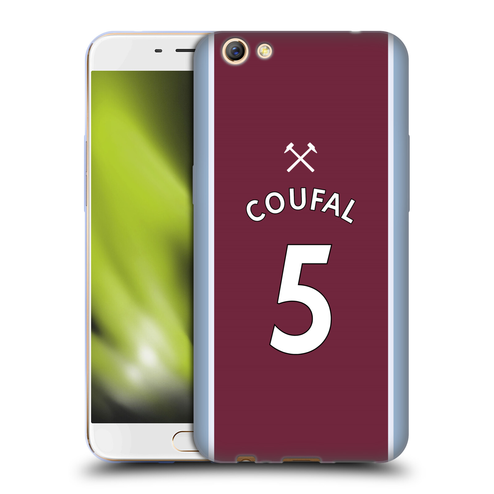 OFFICIAL WEST HAM UNITED FC 2021/22 PLAYERS HOME KIT GEL CASE FOR OPPO PHONES - 第 18/18 張圖片