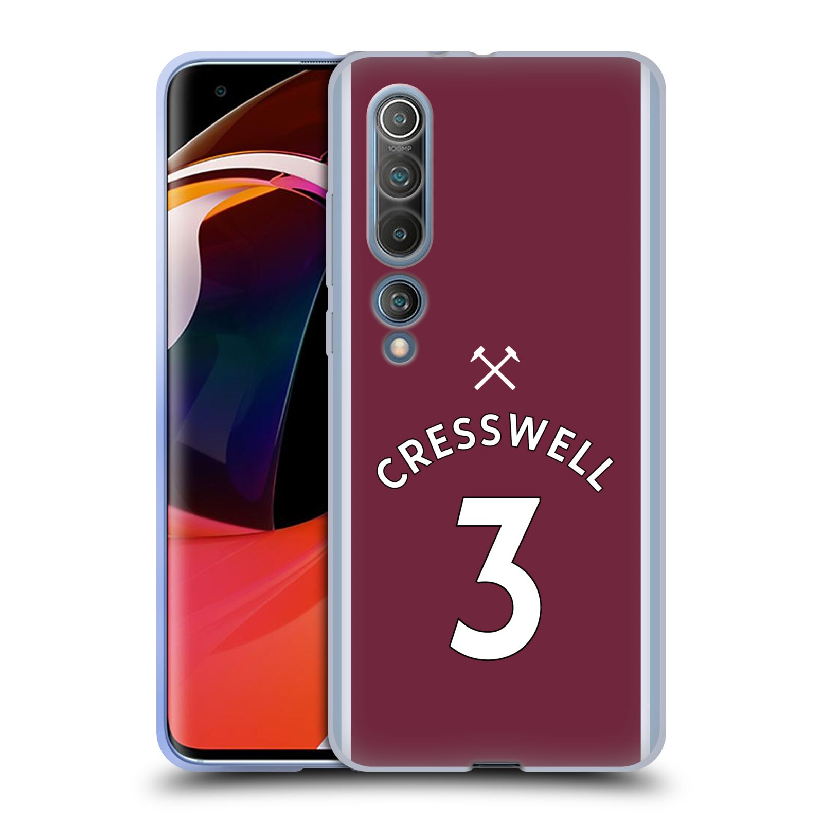 OFFICIAL WEST HAM UNITED FC 2021/22 PLAYERS HOME KIT GEL CASE FOR XIAOMI PHONES - Picture 8 of 21